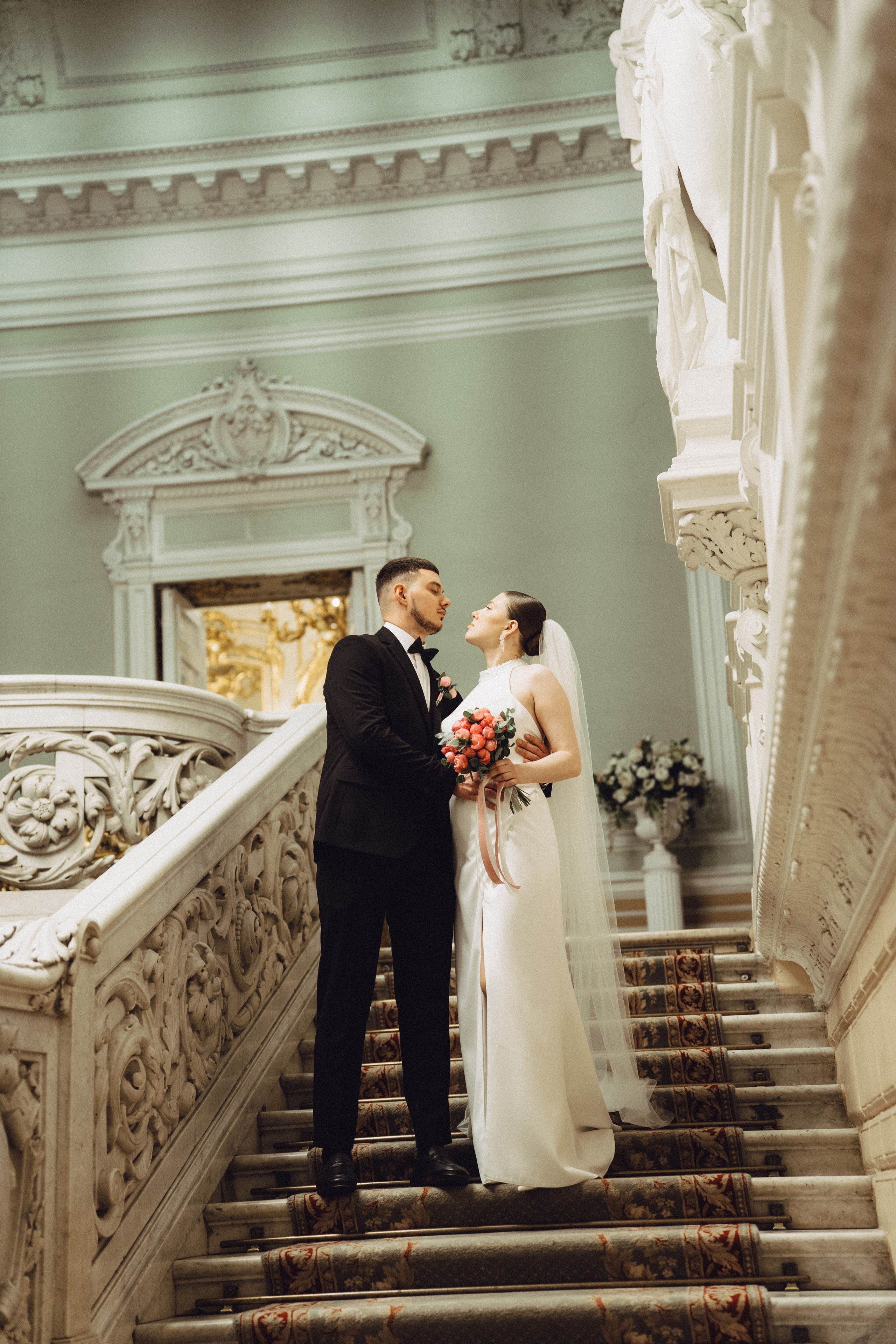 СВАДЕБНАЯ СЬЕМКА В ПЕВОМ ДВОРЦЕ БРАКОСОЧЕТАНИЯ. Профессиональный фотограф, Санкт-Петербург — Виктория Богомолова