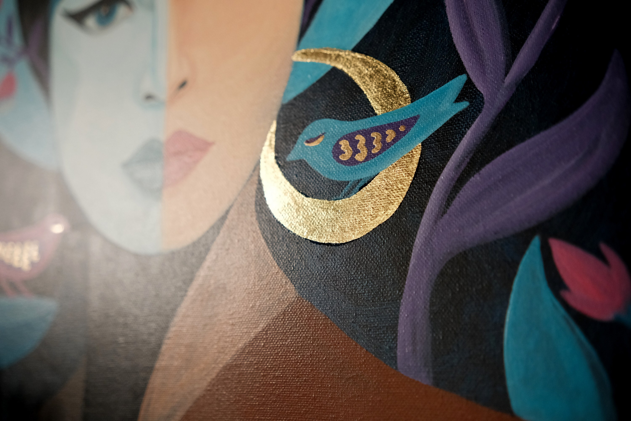 ПОЛНОЛУНИЕ. Художник Анастасия Кисткина, Петербург