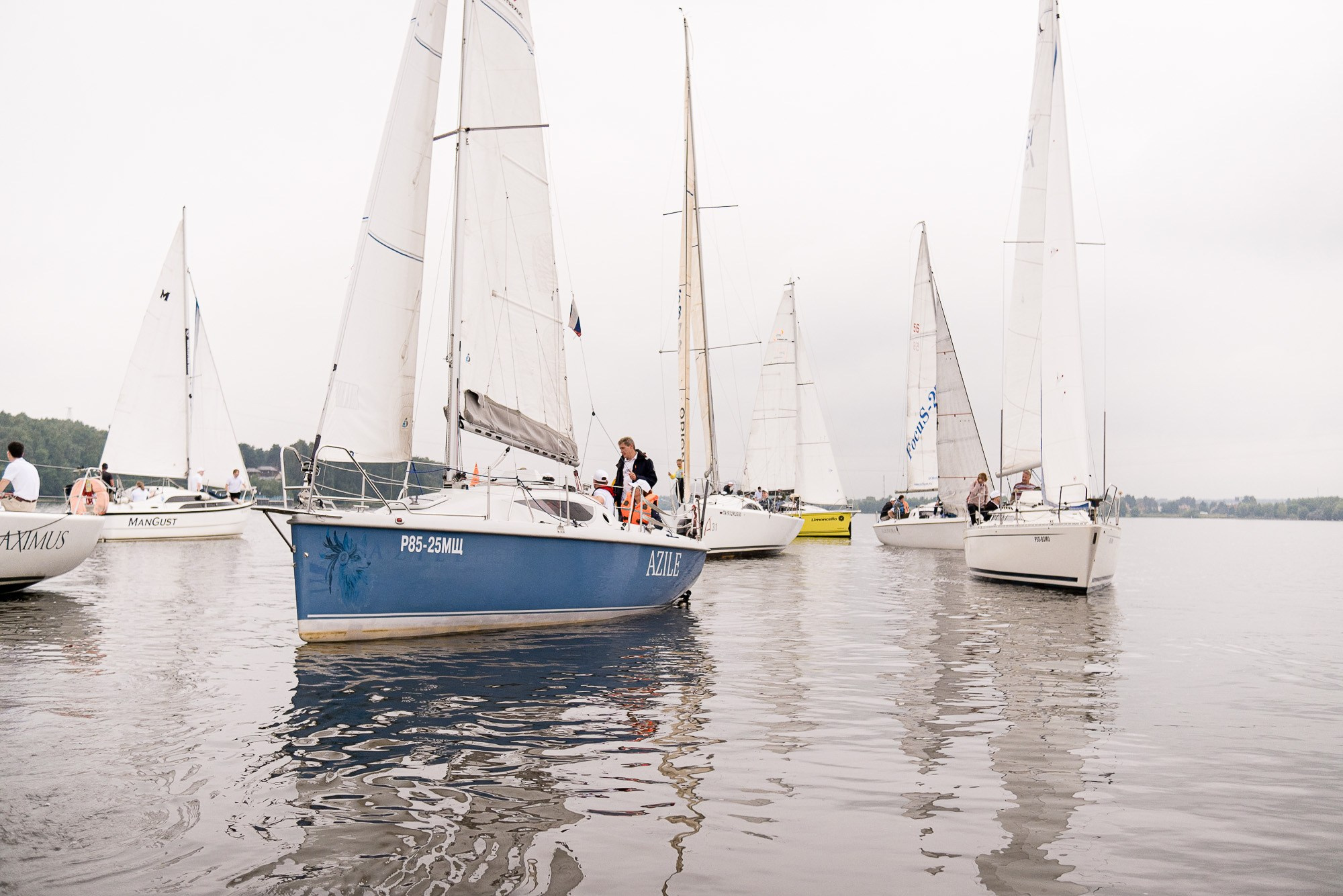 Корпоративная парусная регата Evraz. Репортажный фотограф Денис Тихомиров. Москва