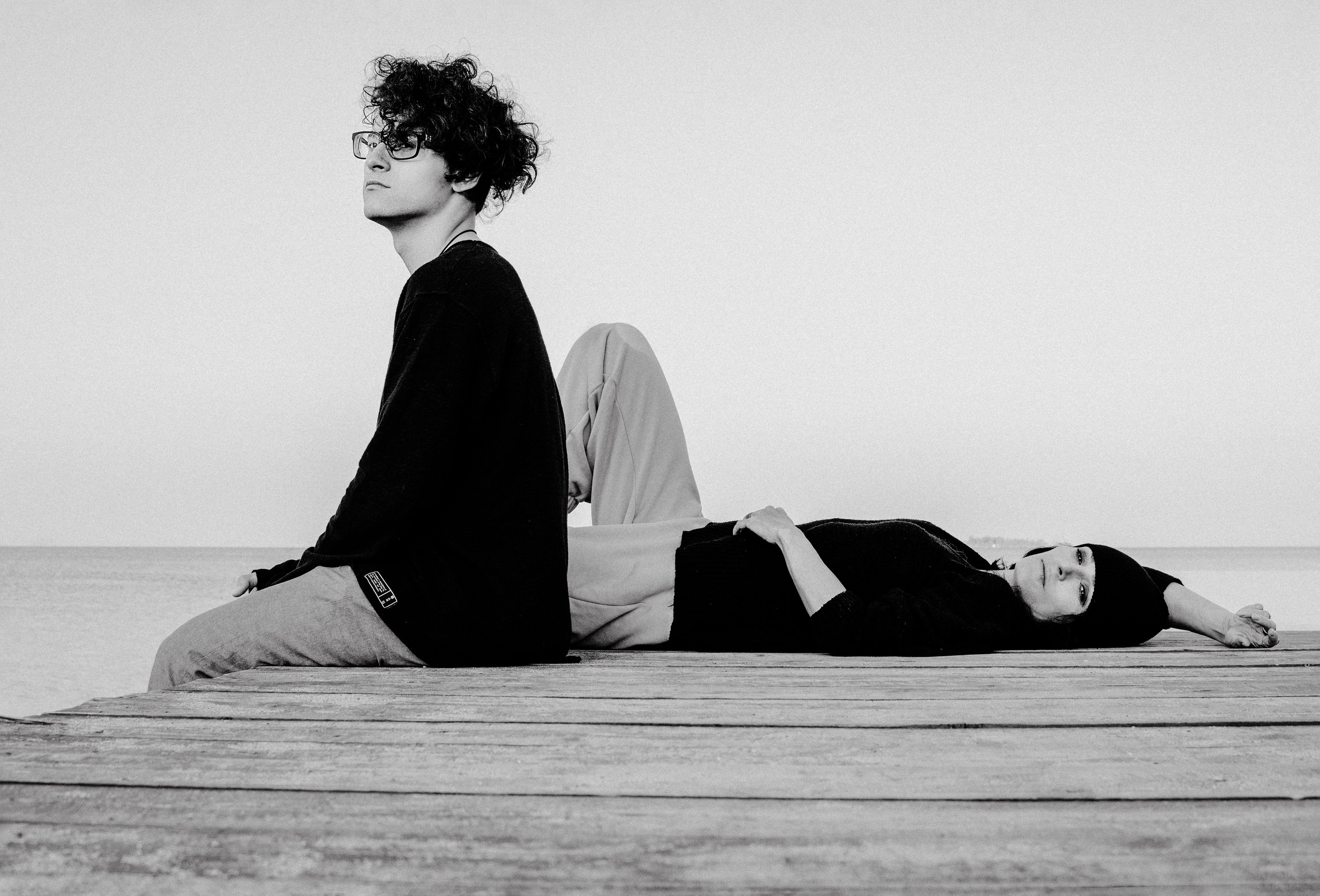 Семейная фотосессия мама и сын у озера, Новосибирск