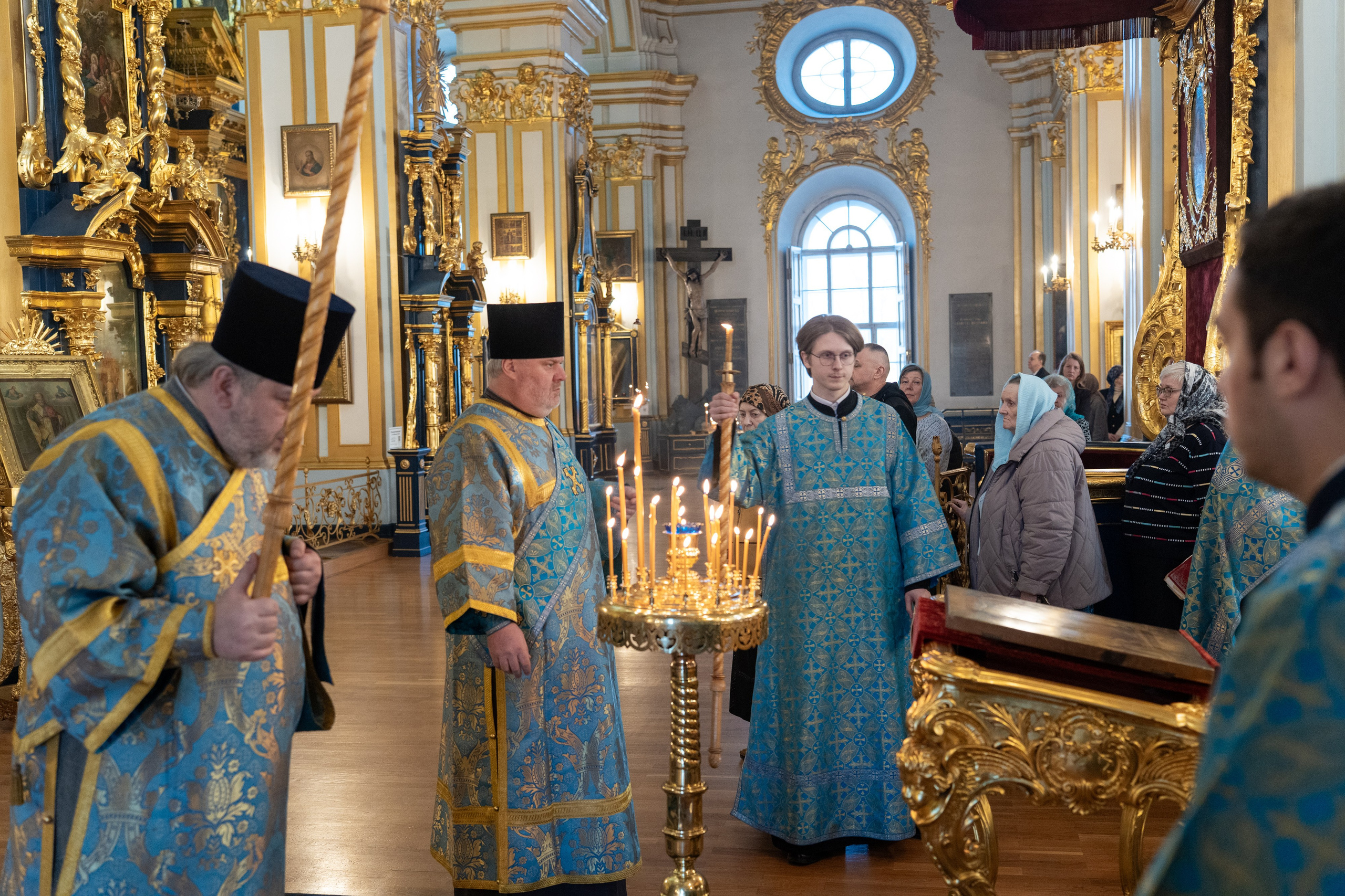 Утреня с акафистом Пресвятой Богородице. НИКОЛО-БОГОЯВЛЕНСКИЙ МОРСКОЙ СОБОР
