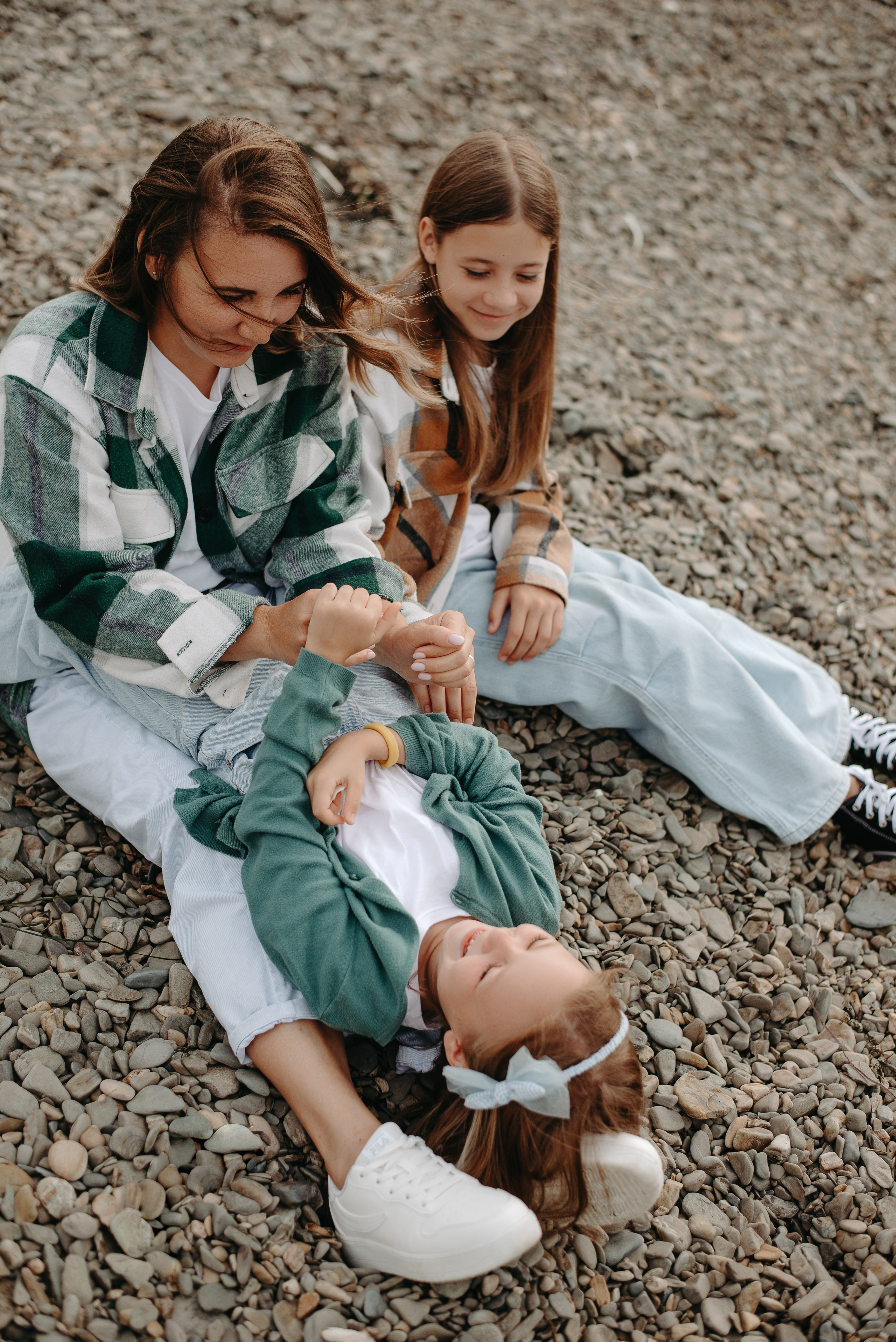 Наташа, Соня и Ксюша. Ирина Метелица фотограф на Шикотане