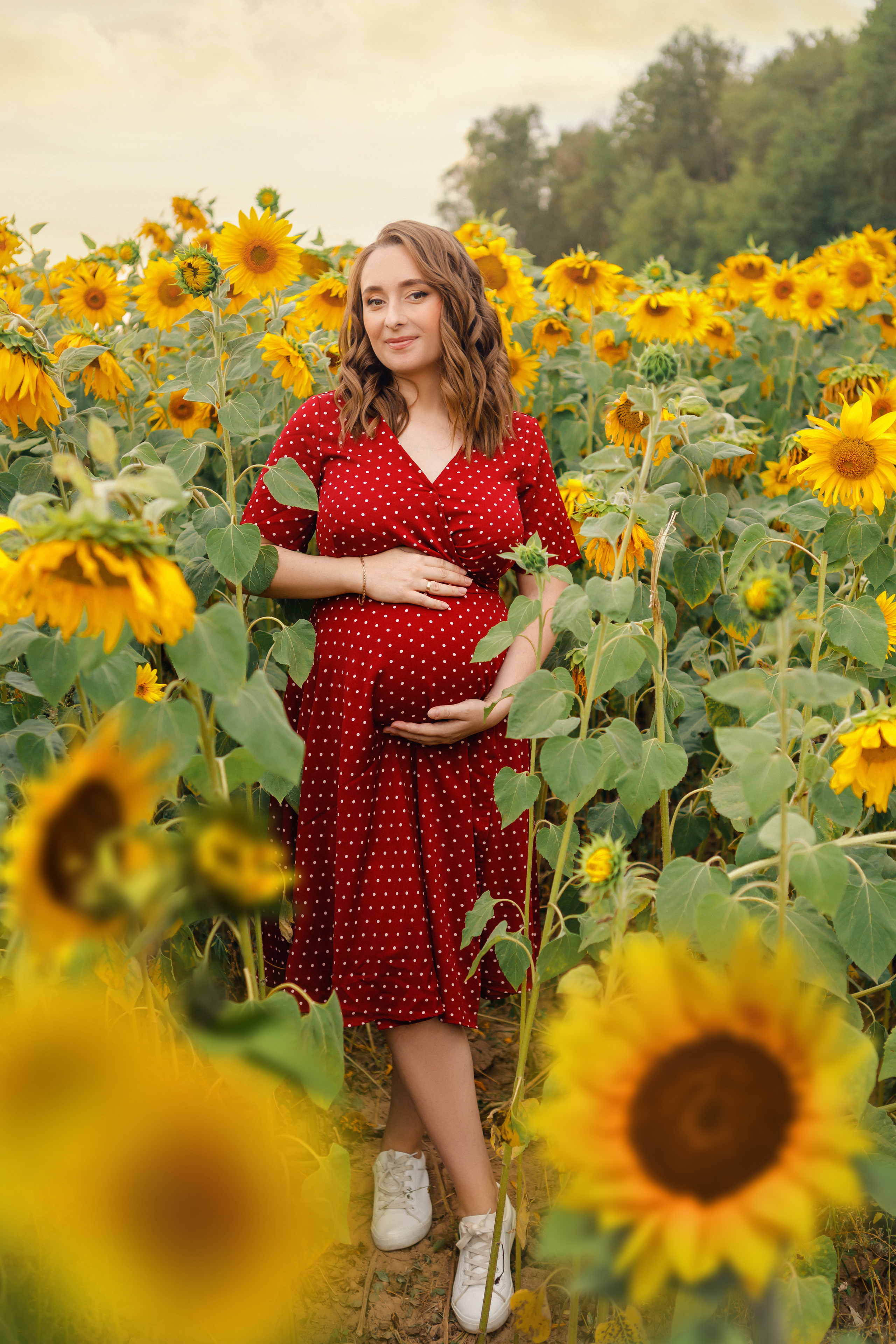Фотосессия с подсолнухами. Зотова Алена — семейный и женский фотограф в Зеленограде