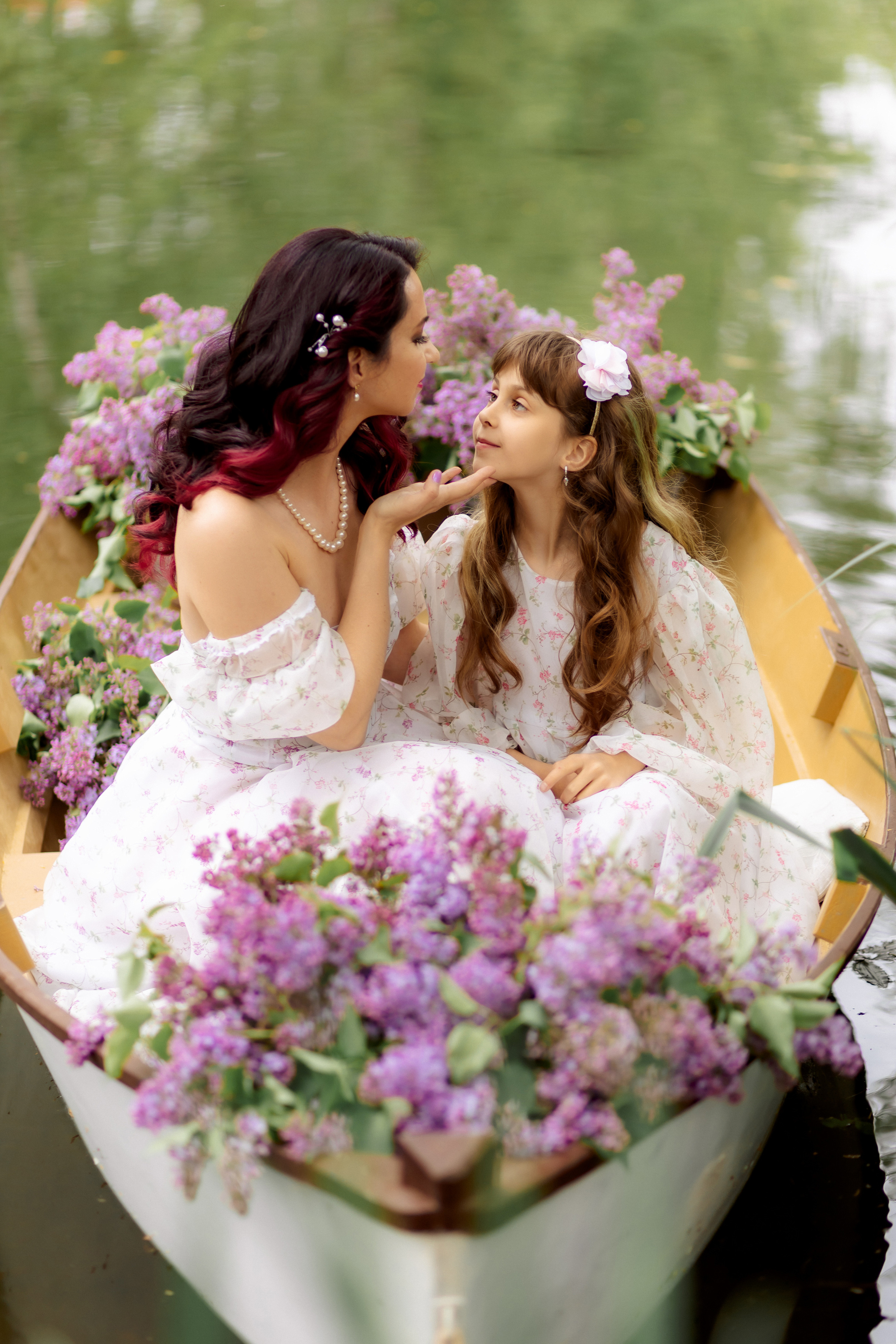 Семейная съемка в лодке. Зотова Алена — семейный и женский фотограф в Зеленограде