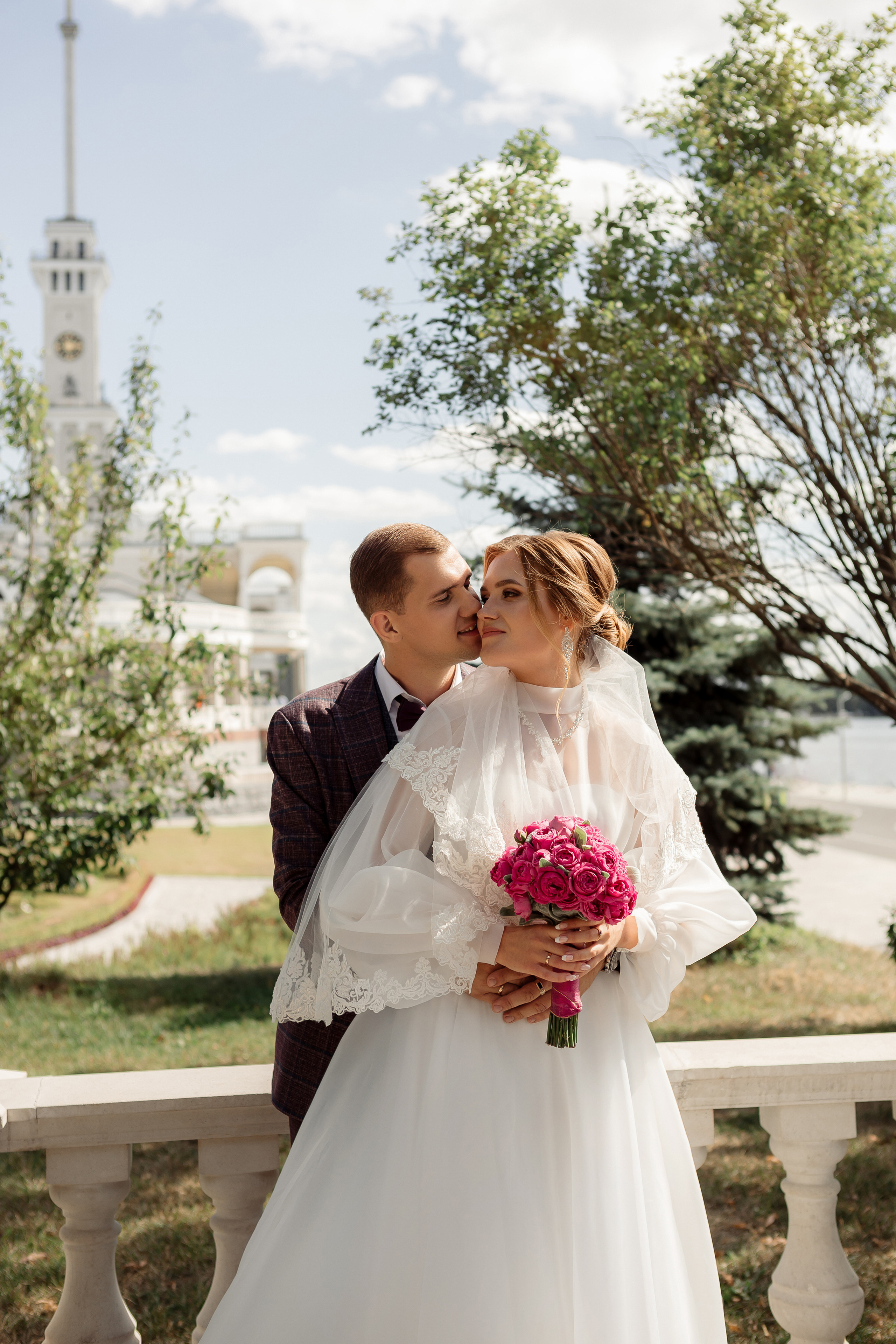 Свадебная фотосессия на Речном вокзале