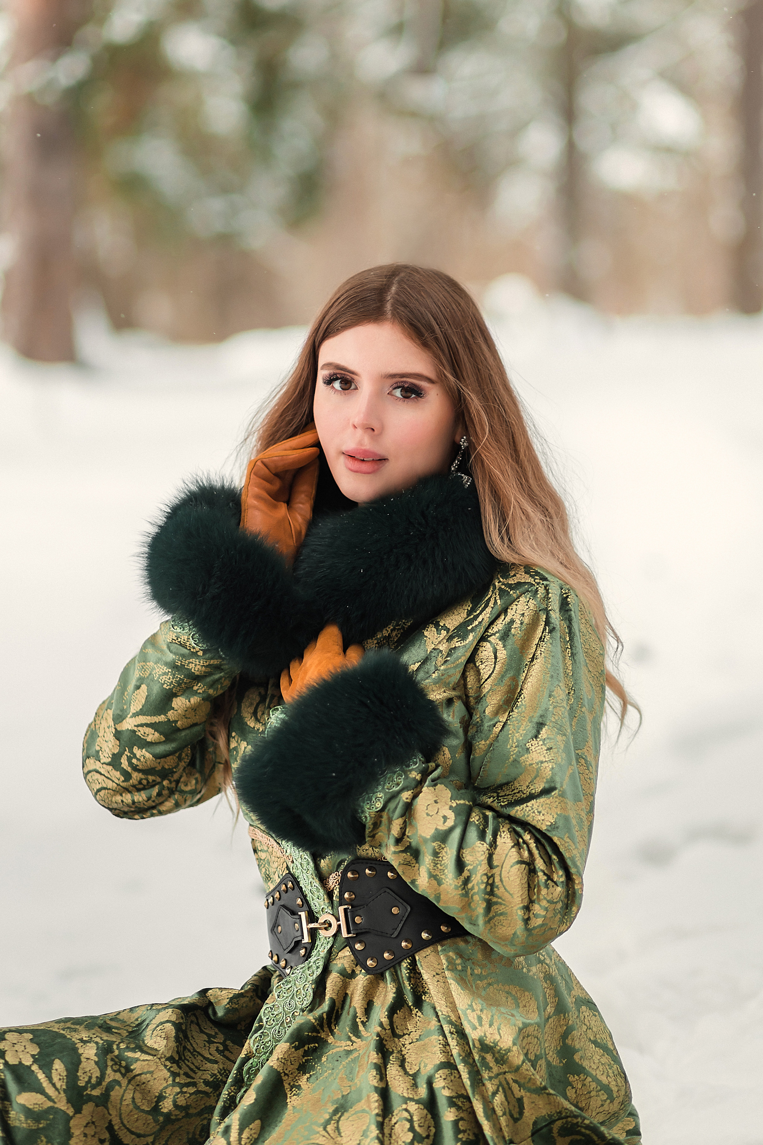 Зимняя фотопрогулка с лисой. Зотова Алена — семейный и женский фотограф в Зеленограде