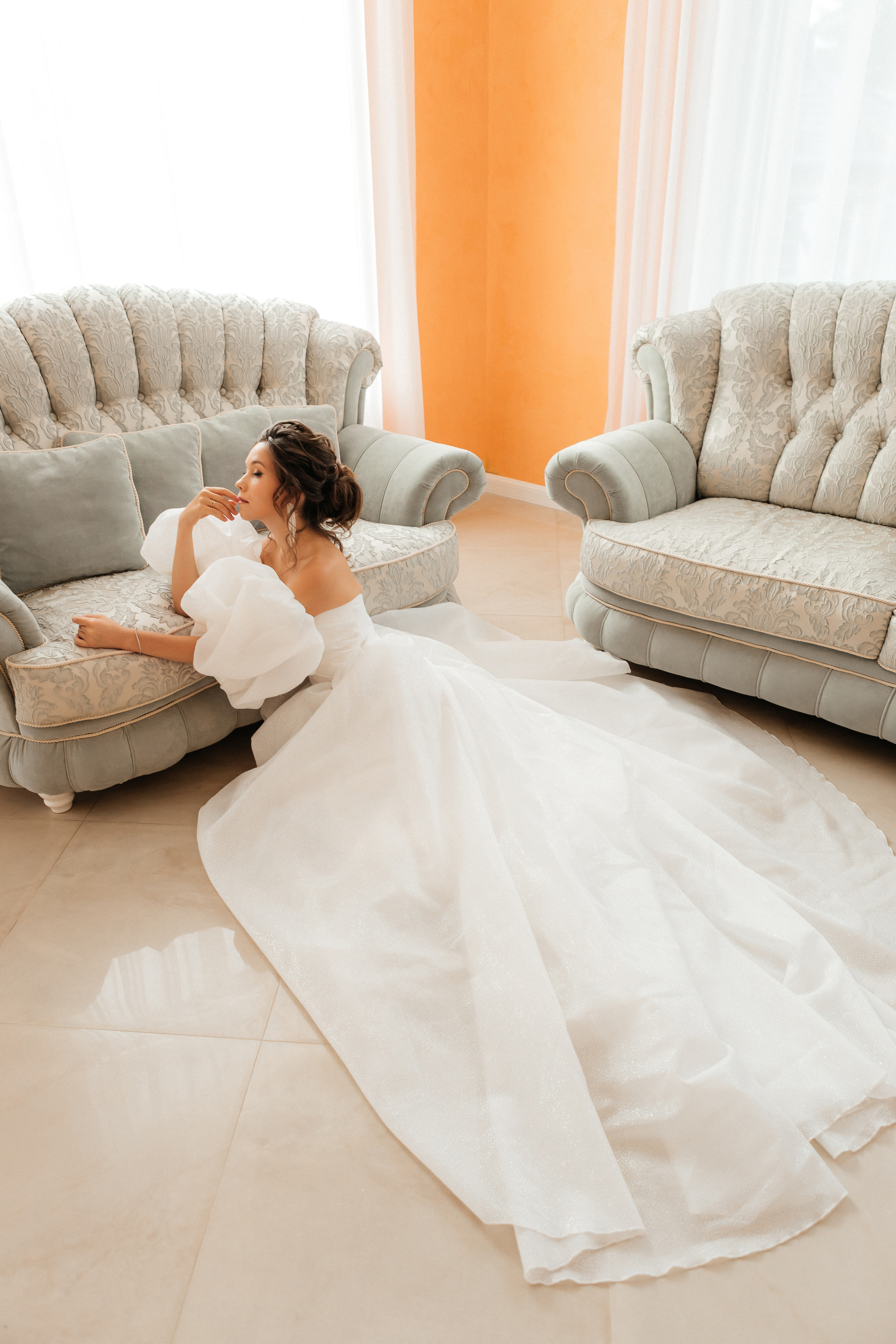 Свадебная фотосессия в загородном доме