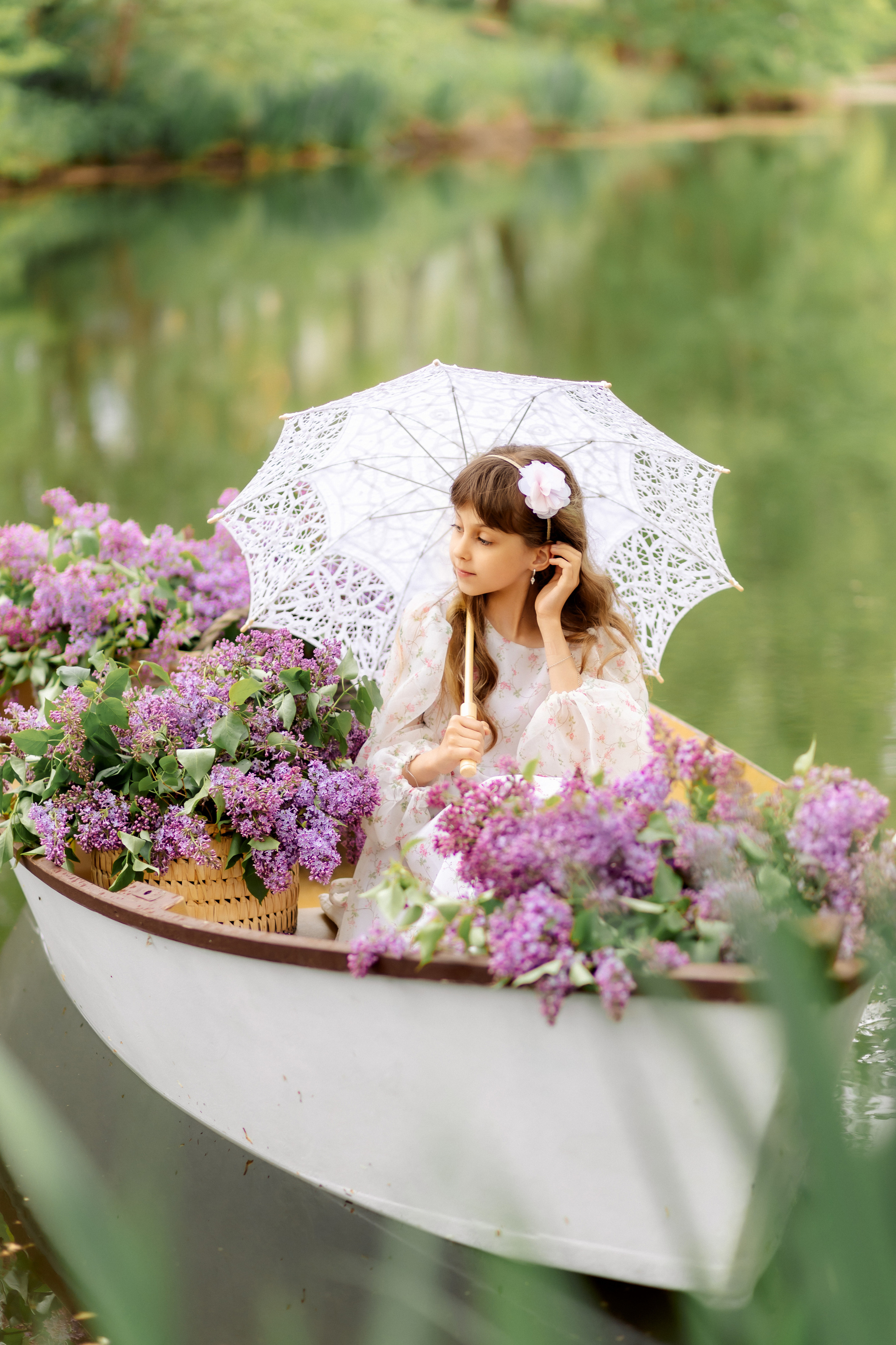 Семейная съемка в лодке. Зотова Алена — семейный и женский фотограф в Зеленограде