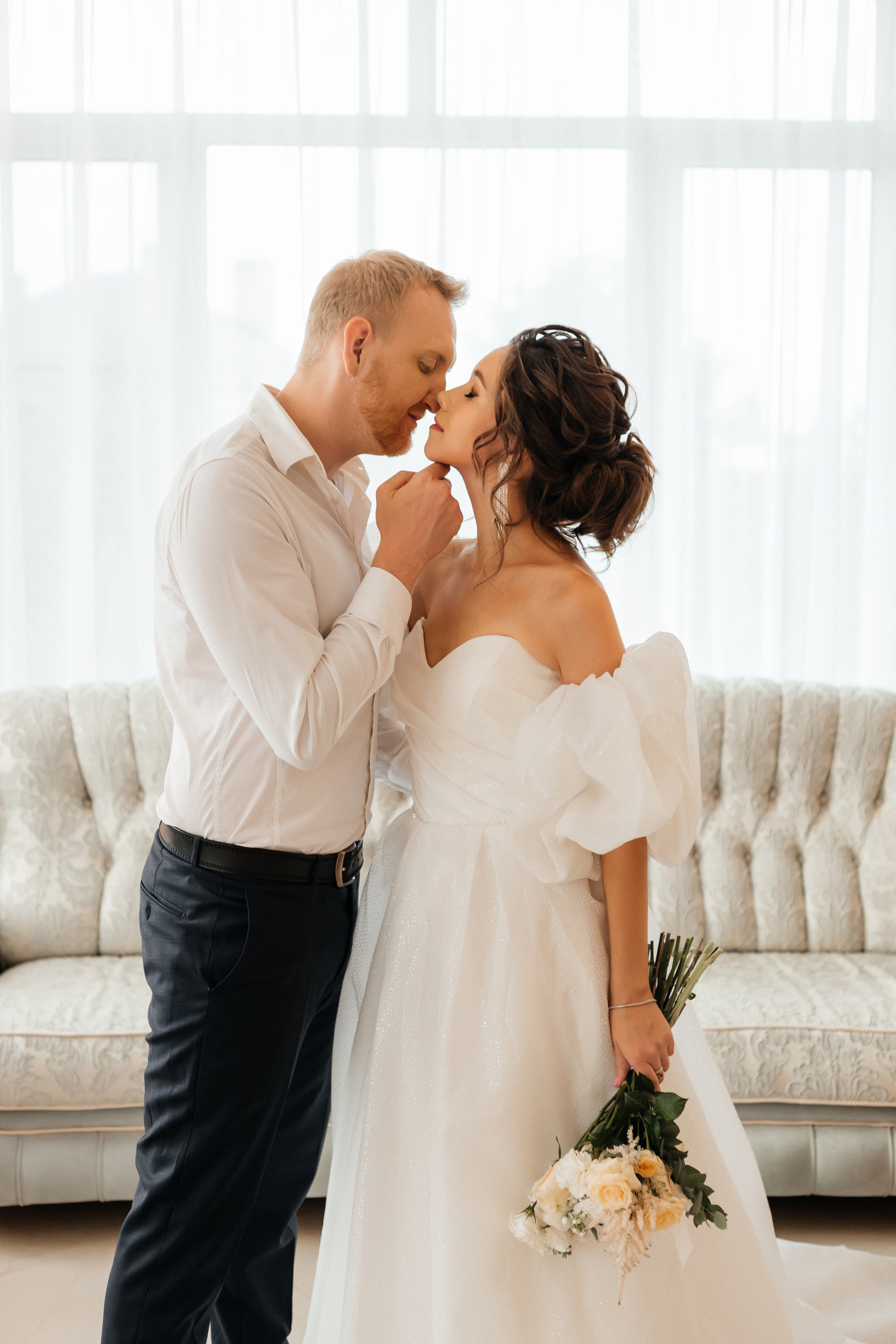 Свадебная фотосессия в загородном доме