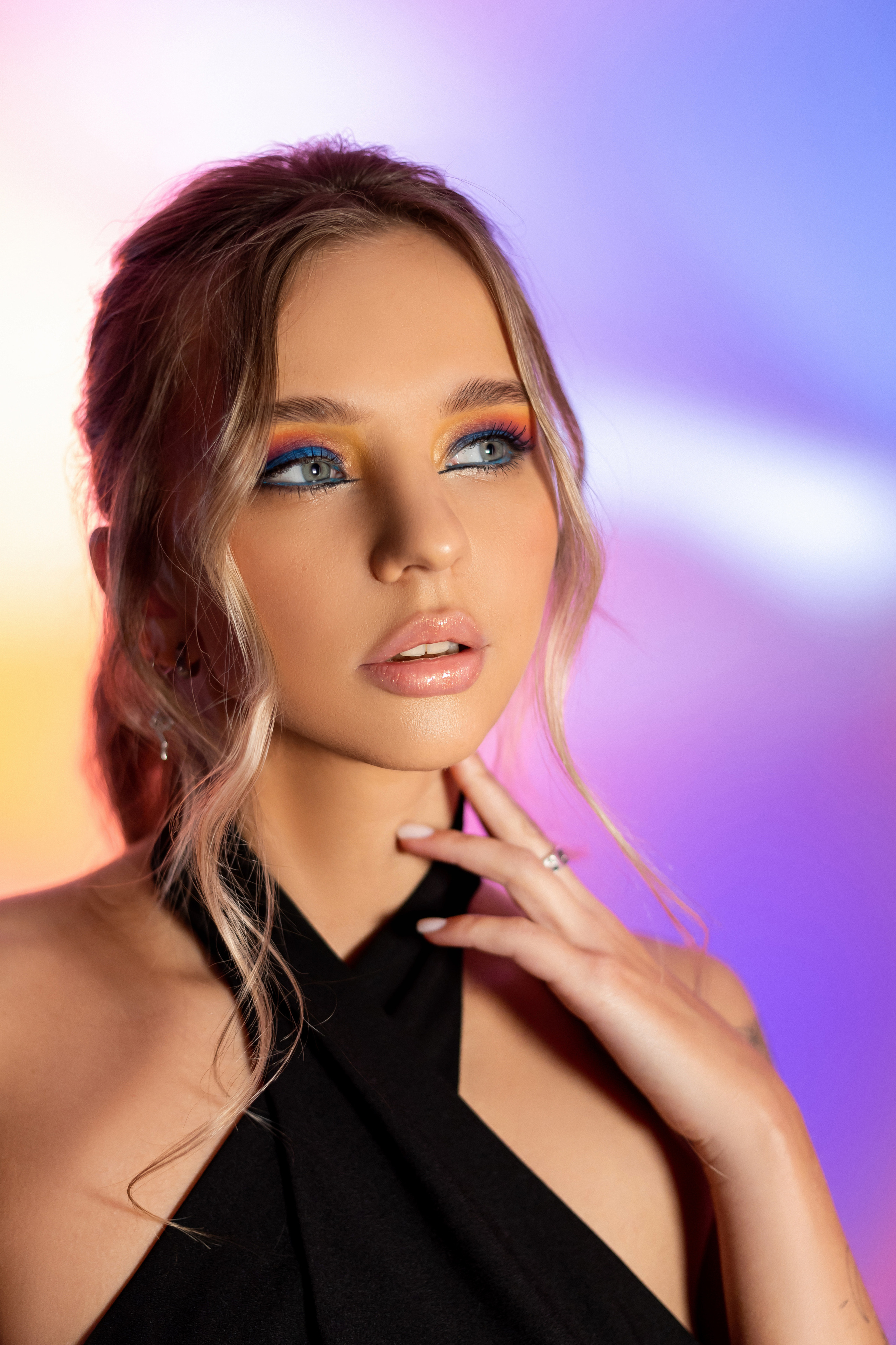 Фотосессия с цветным светом. Зотова Алена — семейный и женский фотограф в Зеленограде