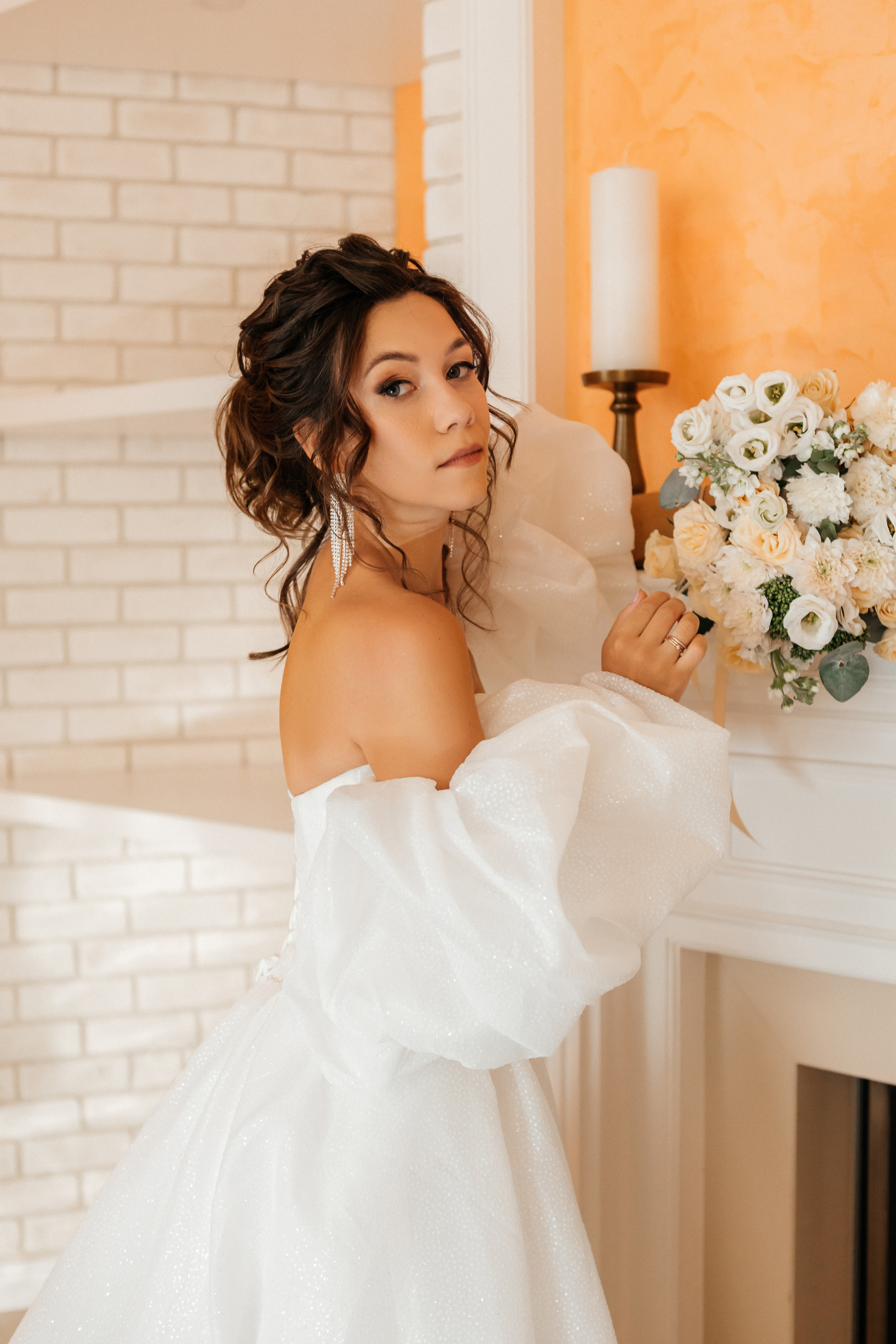 Свадебная фотосессия в загородном доме