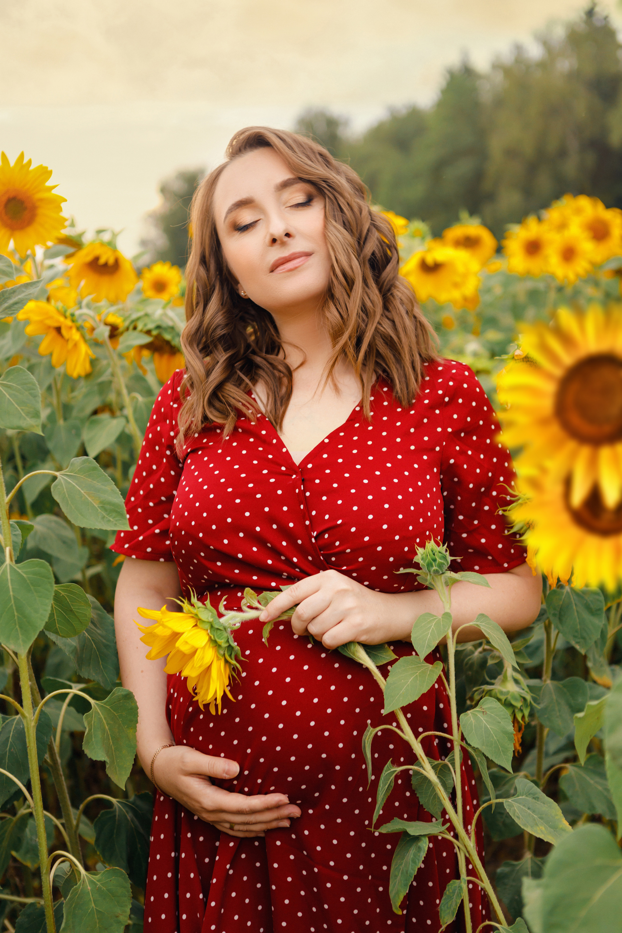 Фотосессия с подсолнухами. Зотова Алена — семейный и женский фотограф в Зеленограде