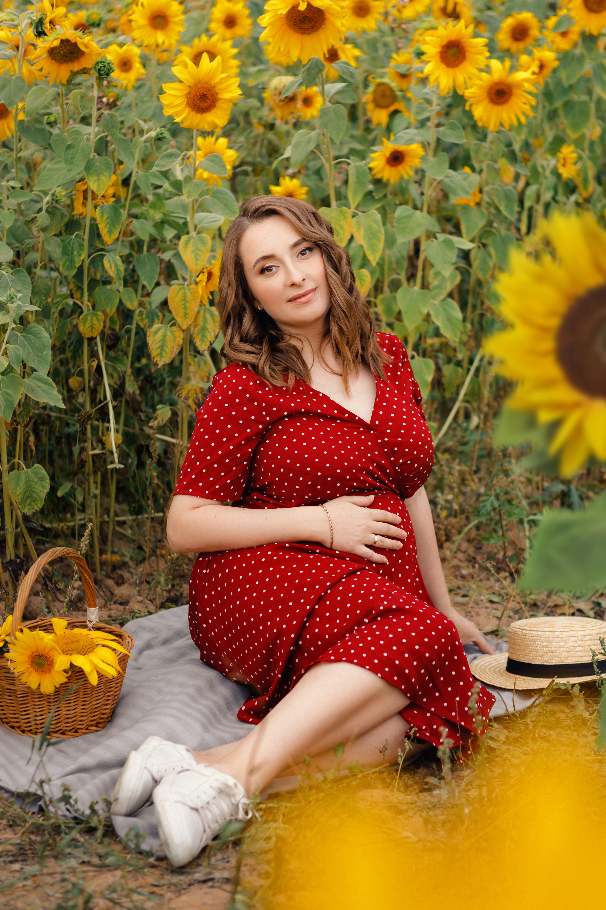 Фотосессия с подсолнухами. Зотова Алена — семейный и женский фотограф в Зеленограде