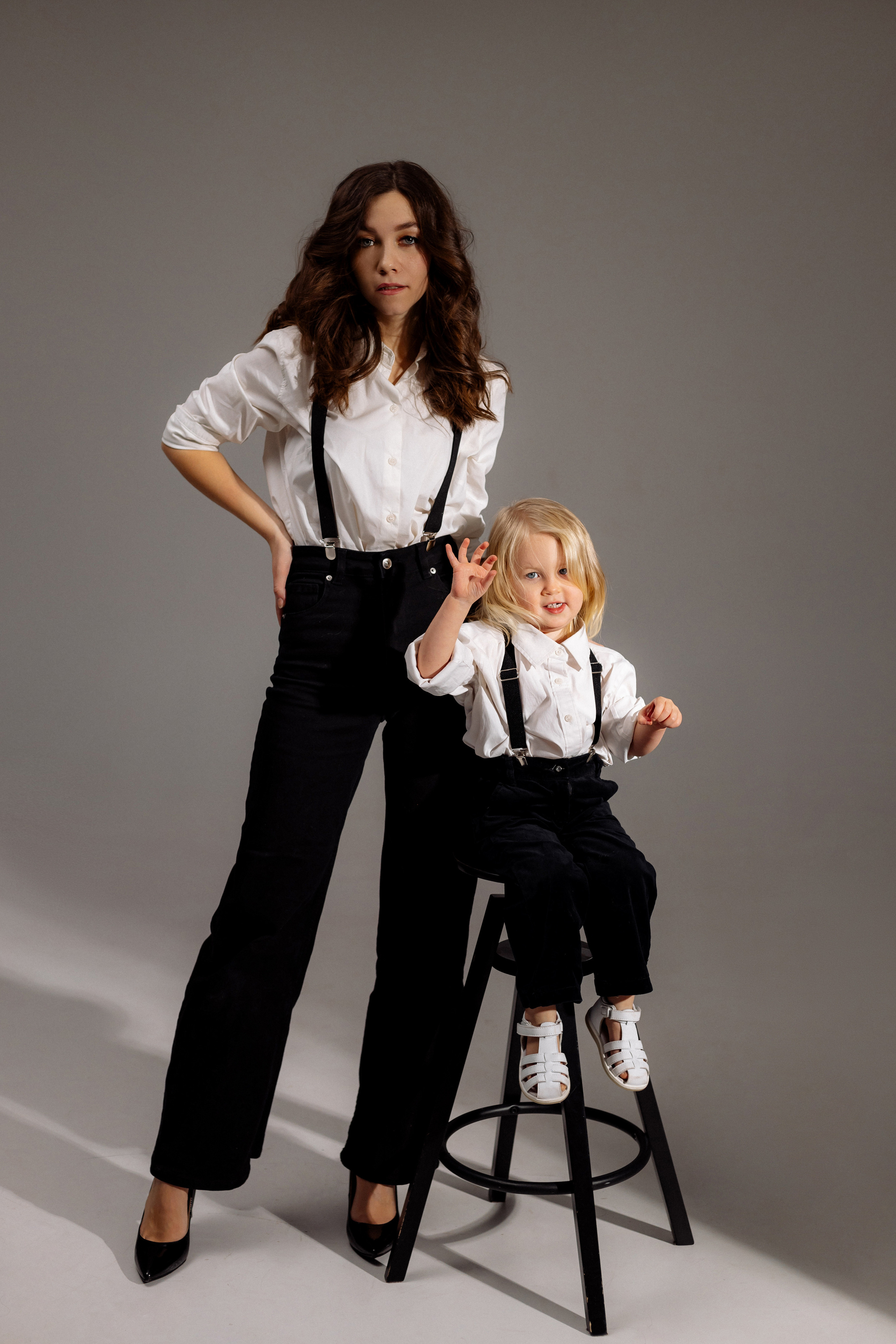 Мама и дочка в фотостудии. Зотова Алена — семейный и женский фотограф в Зеленограде