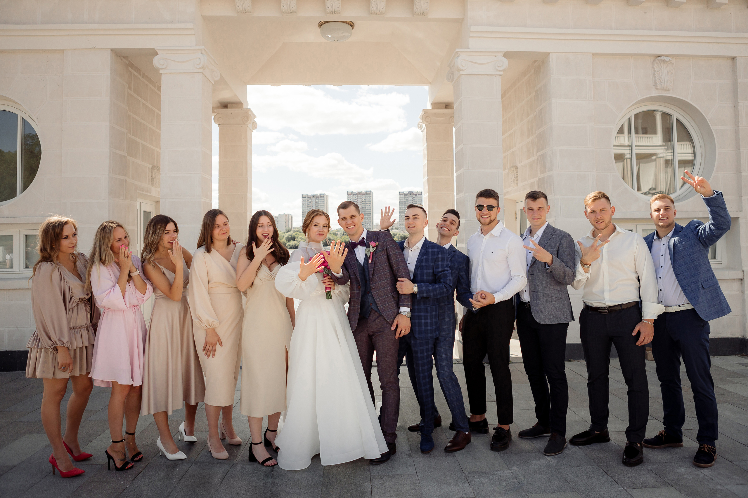 Свадебная фотосессия на Речном вокзале