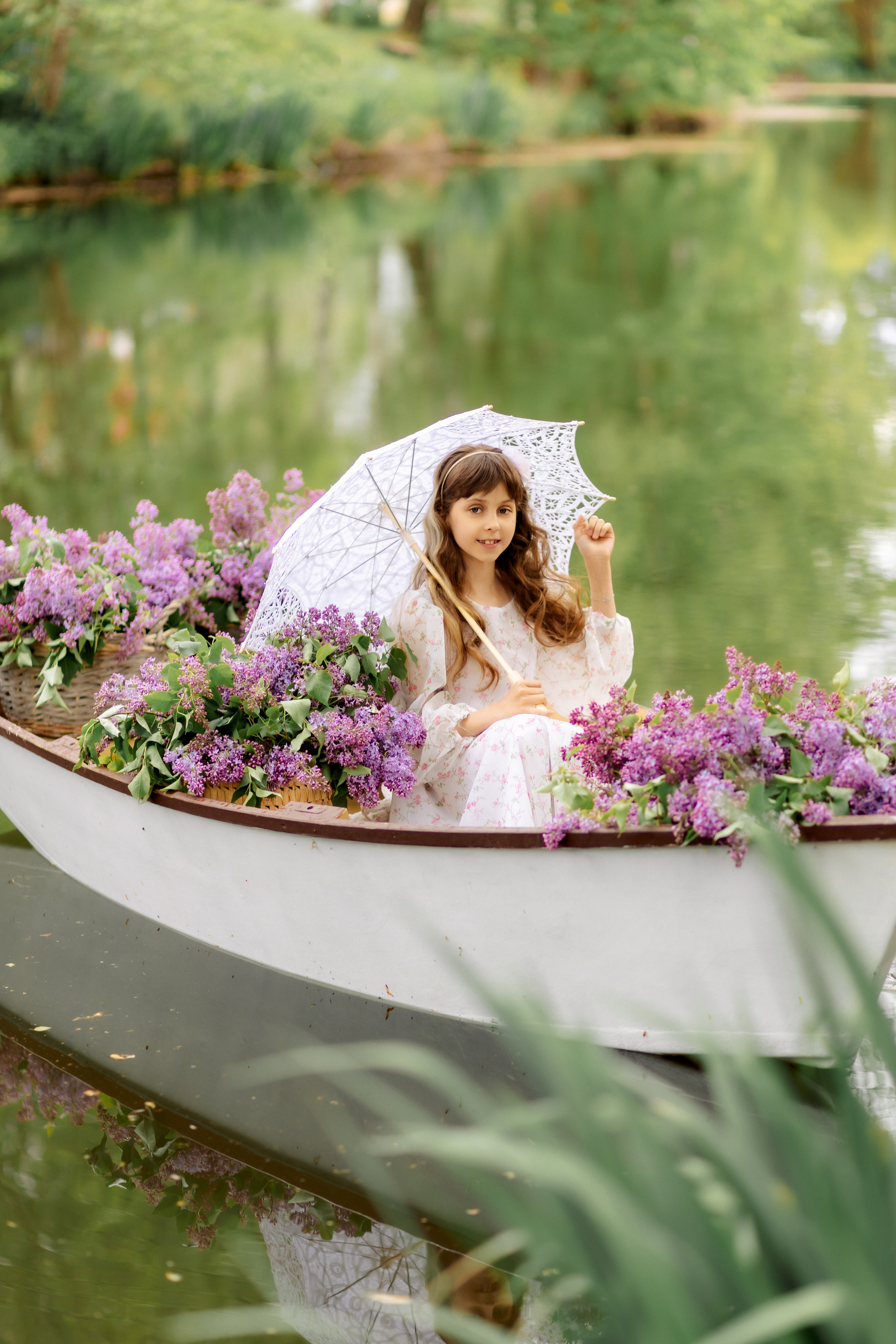 Семейная съемка в лодке. Зотова Алена — семейный и женский фотограф в Зеленограде