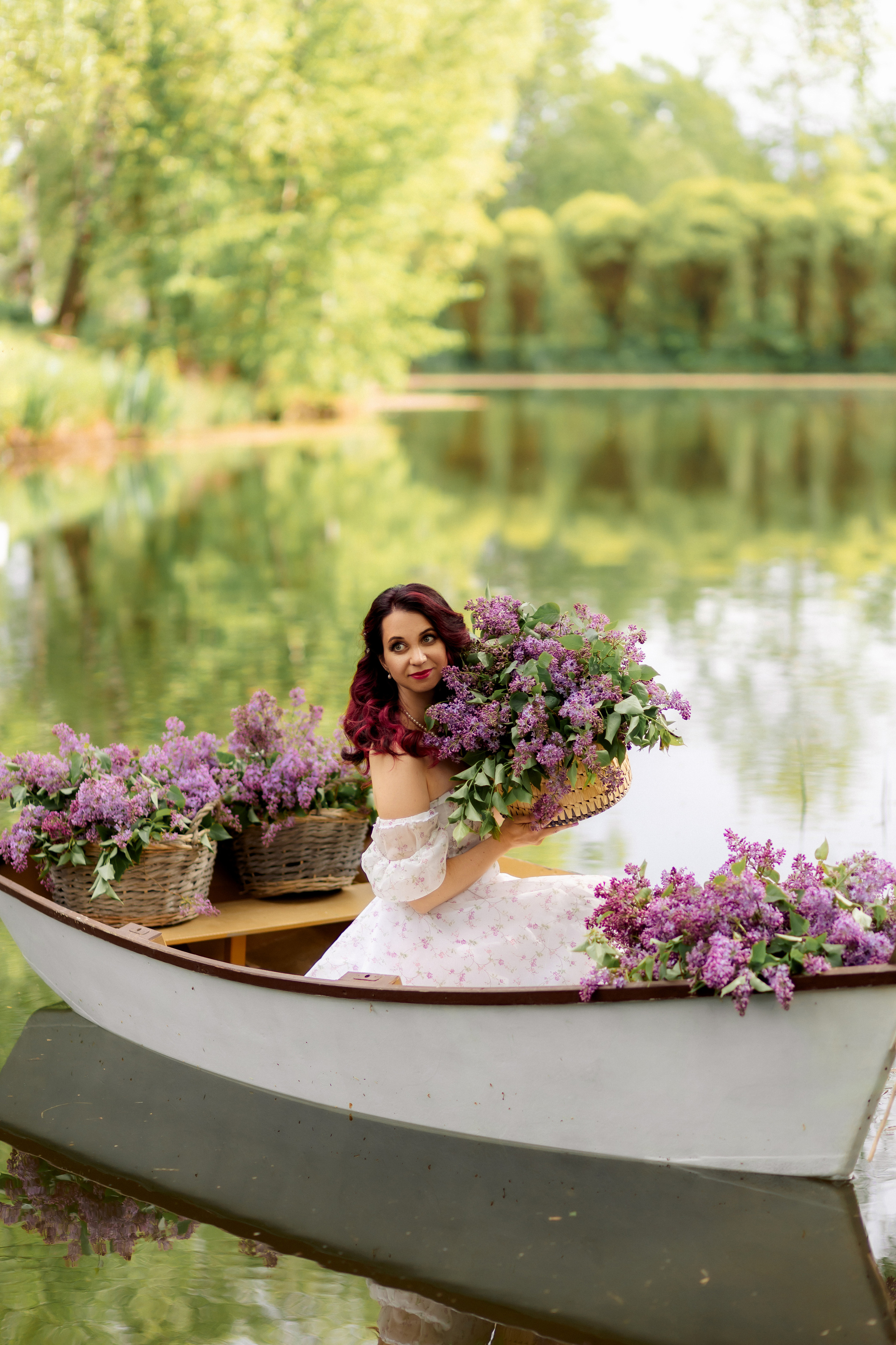 Семейная съемка в лодке. Зотова Алена — семейный и женский фотограф в Зеленограде