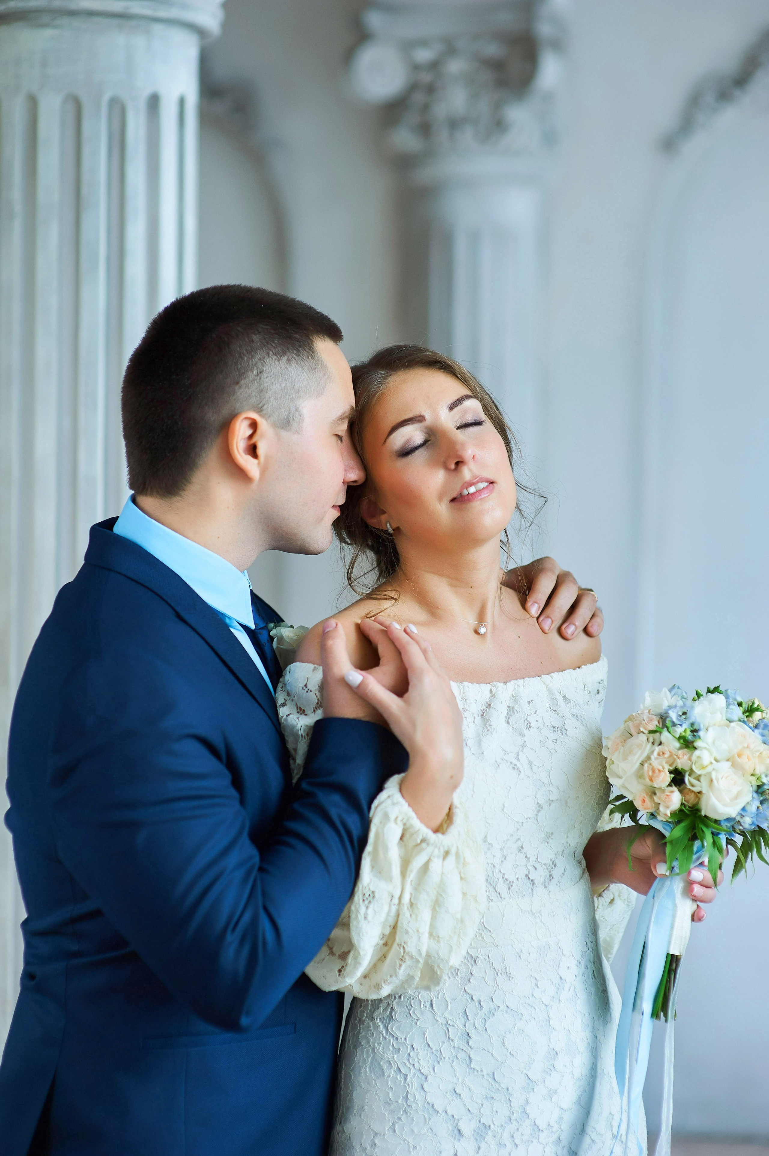 Свадебная фотосессия в студии. Портретный, семейный и свадебный фотограф в Санкт-Петербурге и в Пушкине Ширяев Денис