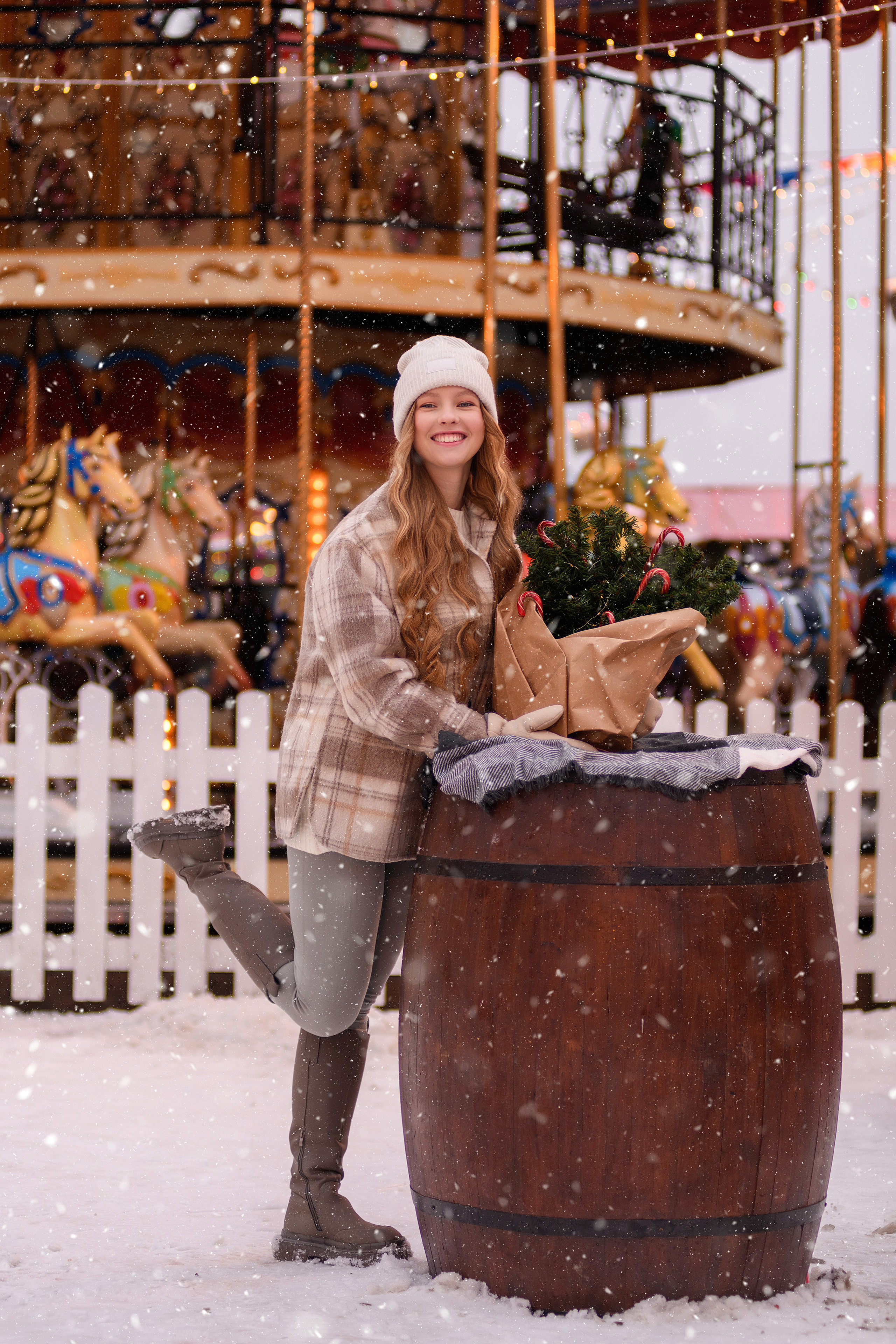 Новогодняя фотосессия ГУМ Ярмарка. Семьи, дети, сады, школы. Фотограф Первенцева Елена. Москва