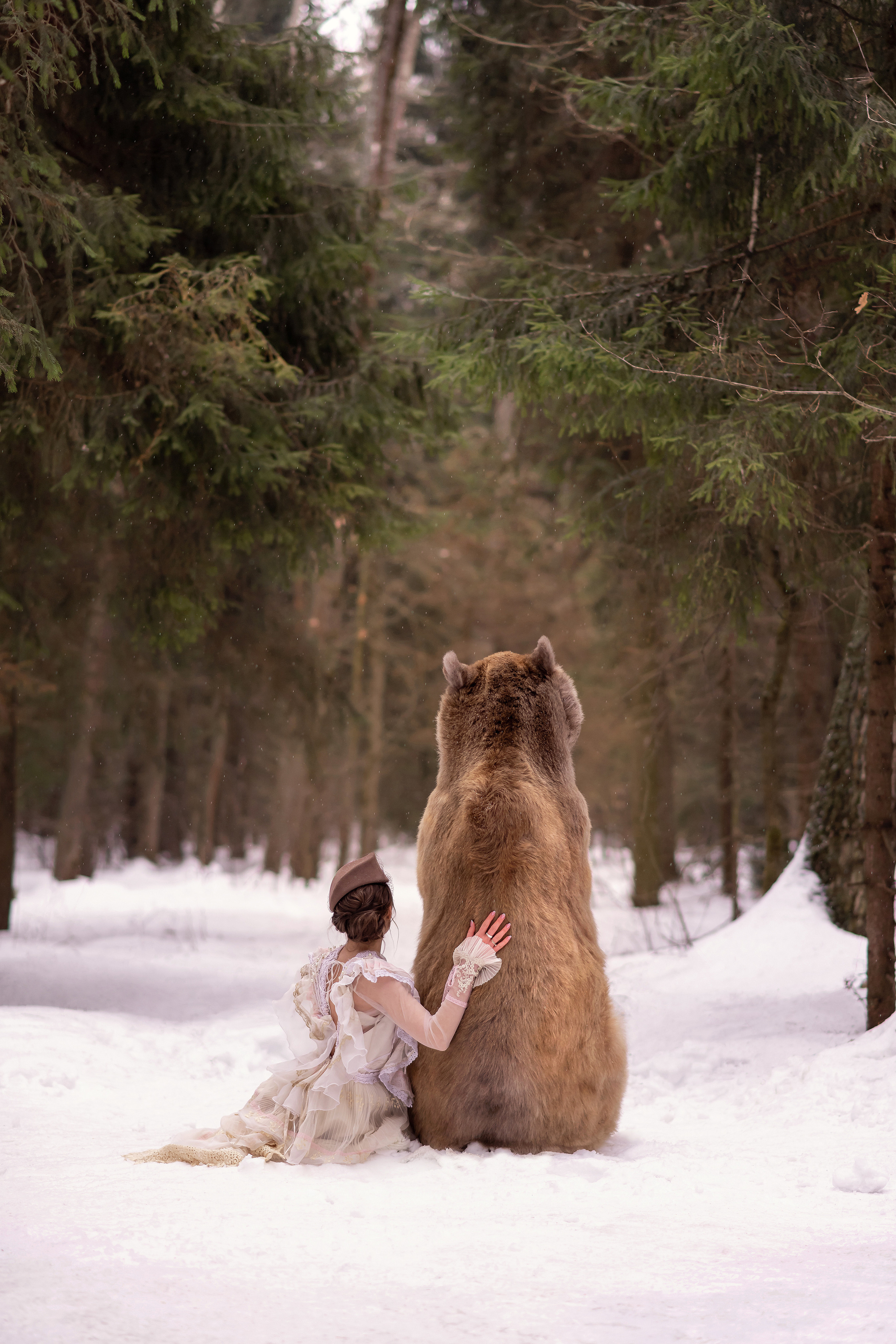 Фотосессия с медведем. Семьи, дети, сады, школы. Фотограф Первенцева Елена. Москва