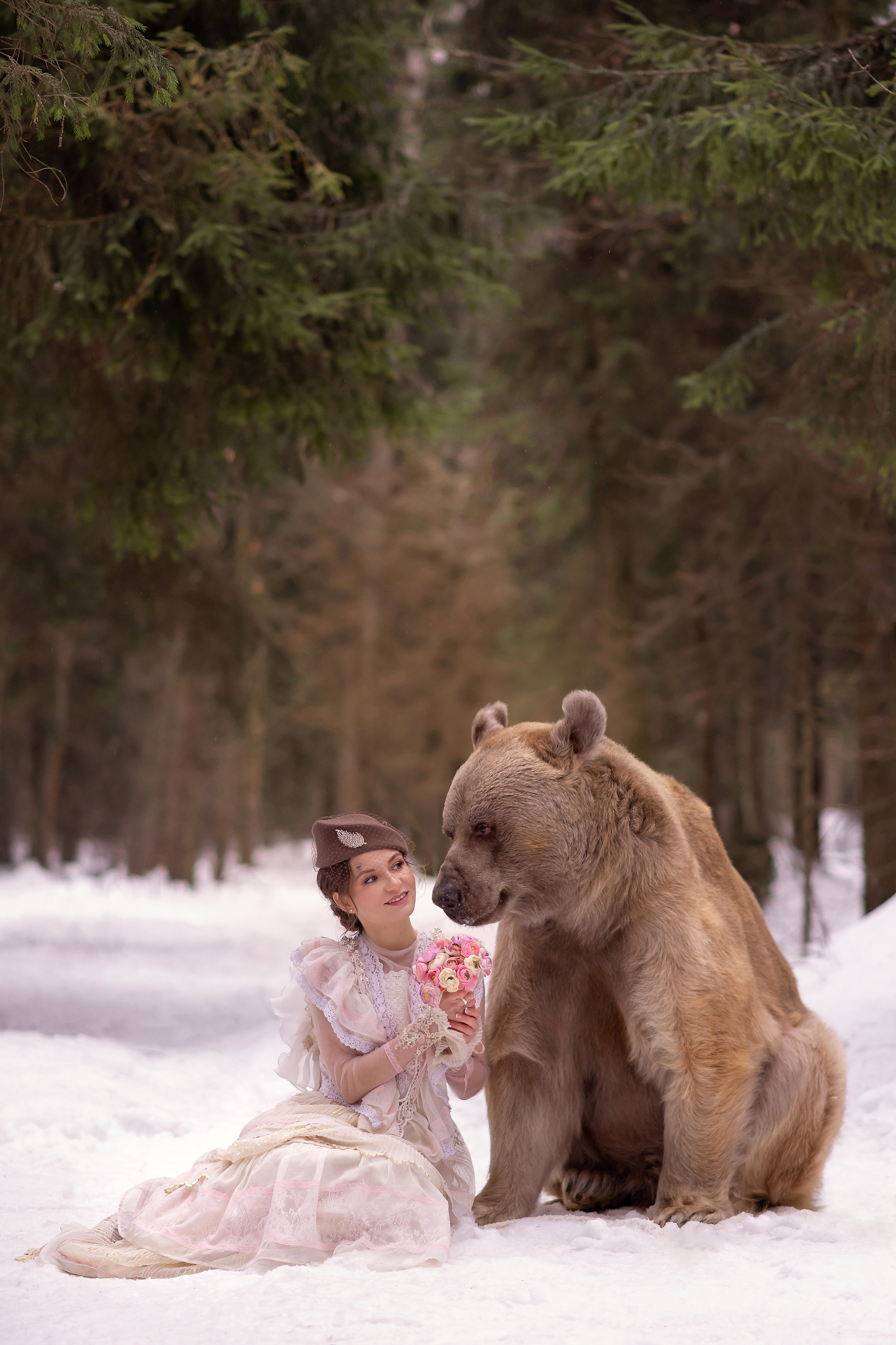 Фотосессия с медведем. Семьи, дети, сады, школы. Фотограф Первенцева Елена. Москва