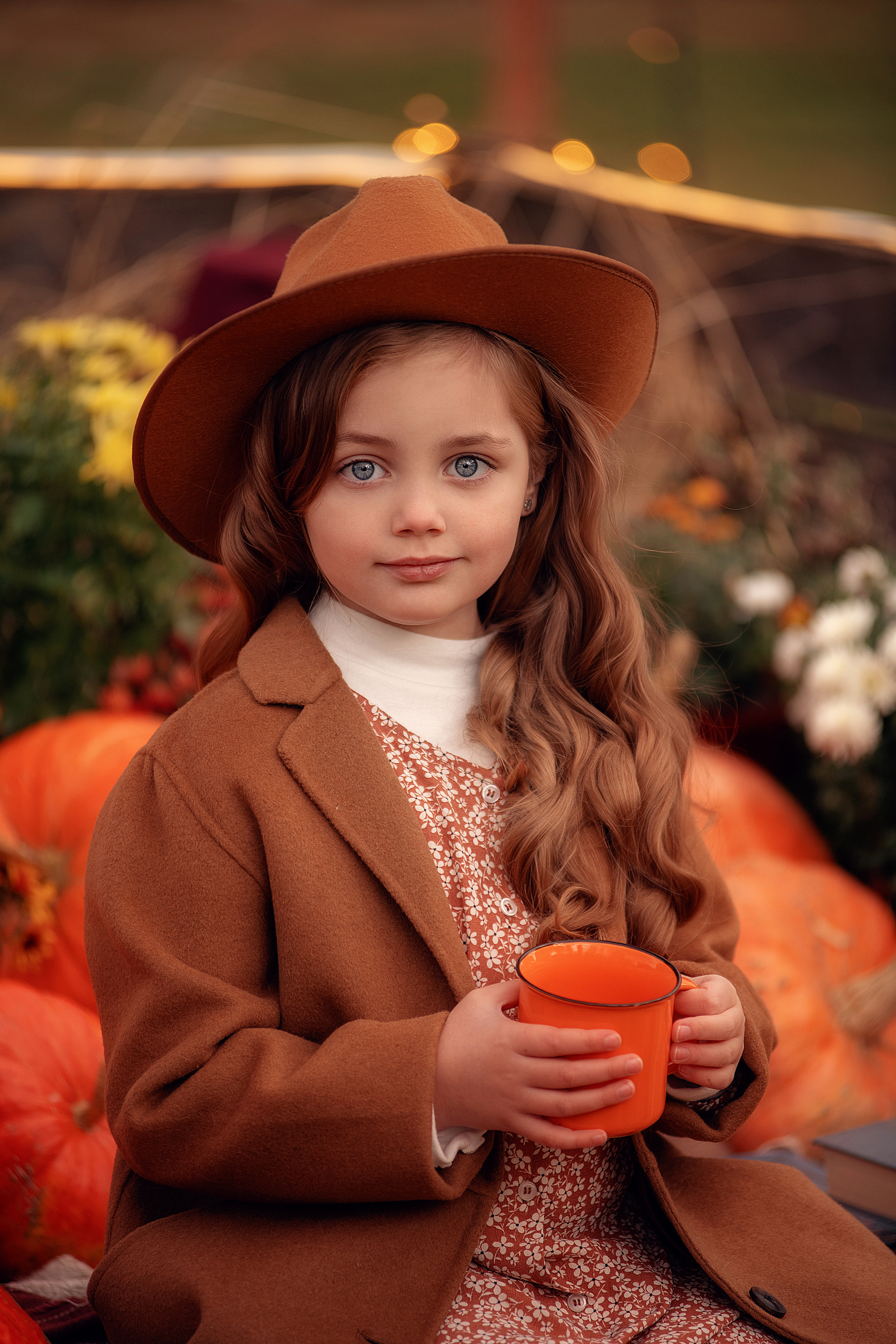 Осенний фотопроект с тыквами. Семьи, дети, сады, школы. Фотограф Первенцева Елена. Москва