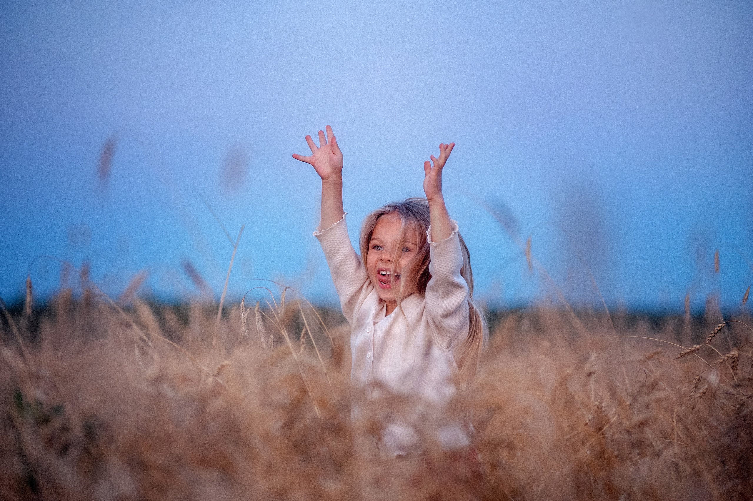 Семейная съемка в поле пшеницы. Семьи, дети, сады, школы. Фотограф Первенцева Елена. Москва