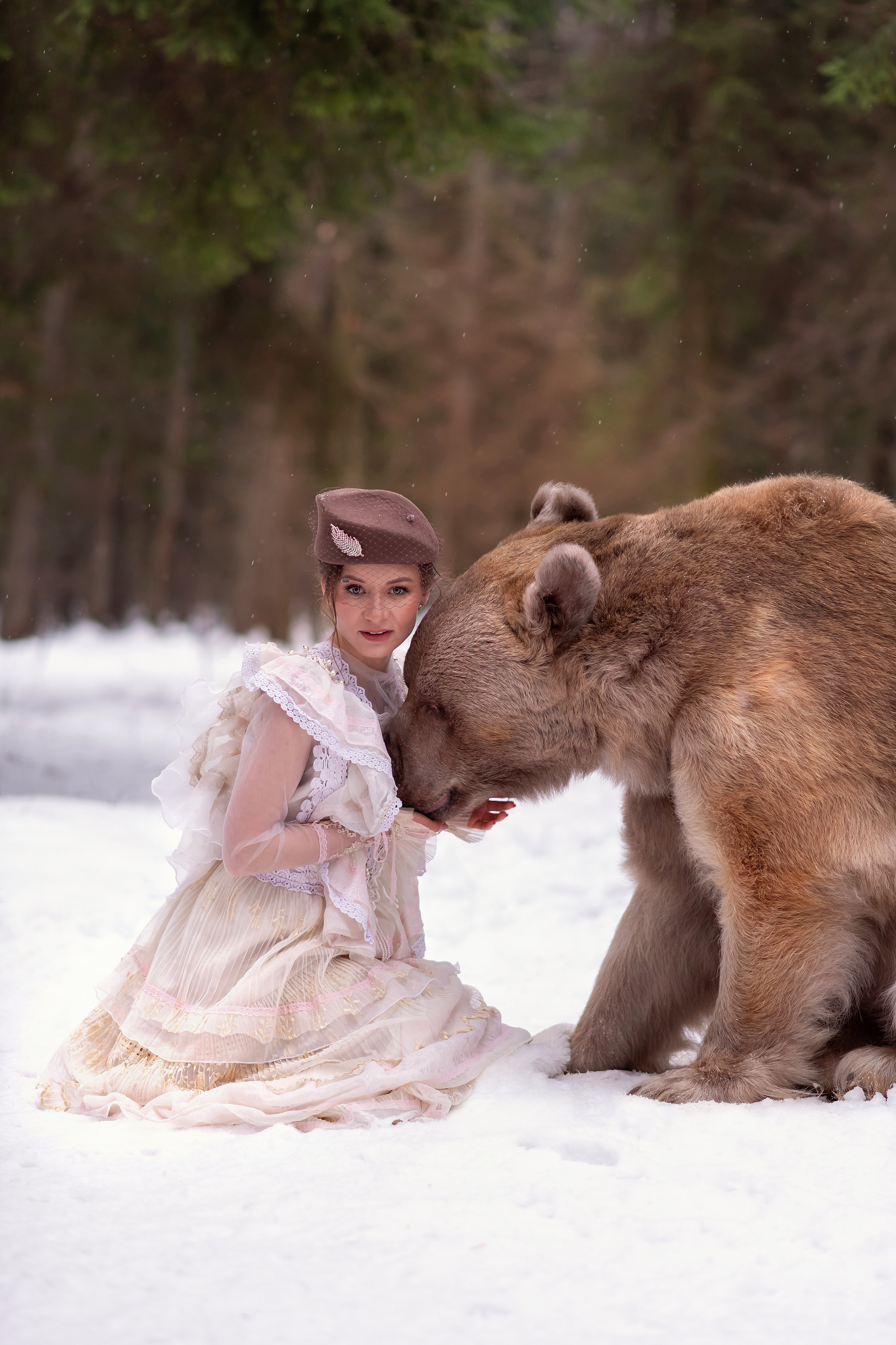 Фотосессия с медведем. Семьи, дети, сады, школы. Фотограф Первенцева Елена. Москва