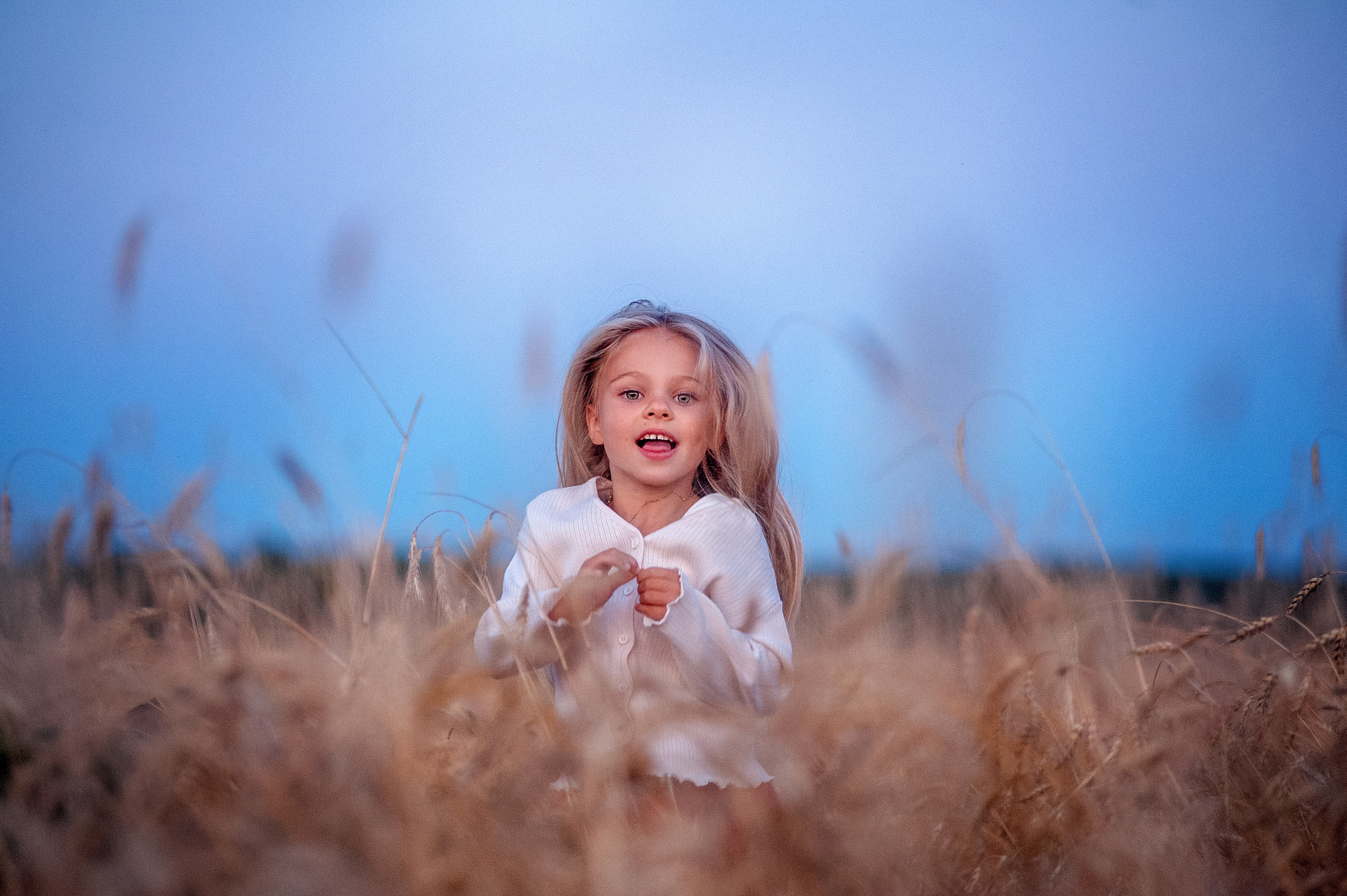 Семейная съемка в поле пшеницы. Семьи, дети, сады, школы. Фотограф Первенцева Елена. Москва