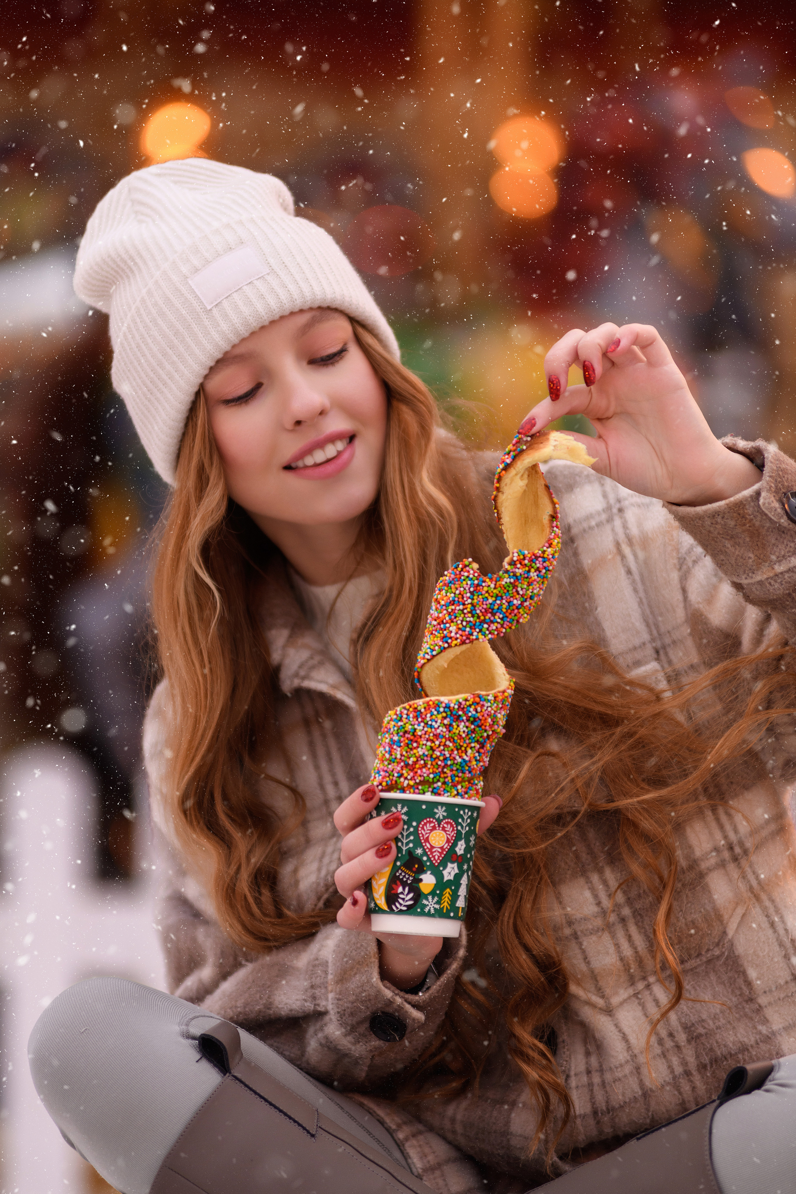 Новогодняя фотосессия ГУМ Ярмарка. Семьи, дети, сады, школы. Фотограф Первенцева Елена. Москва