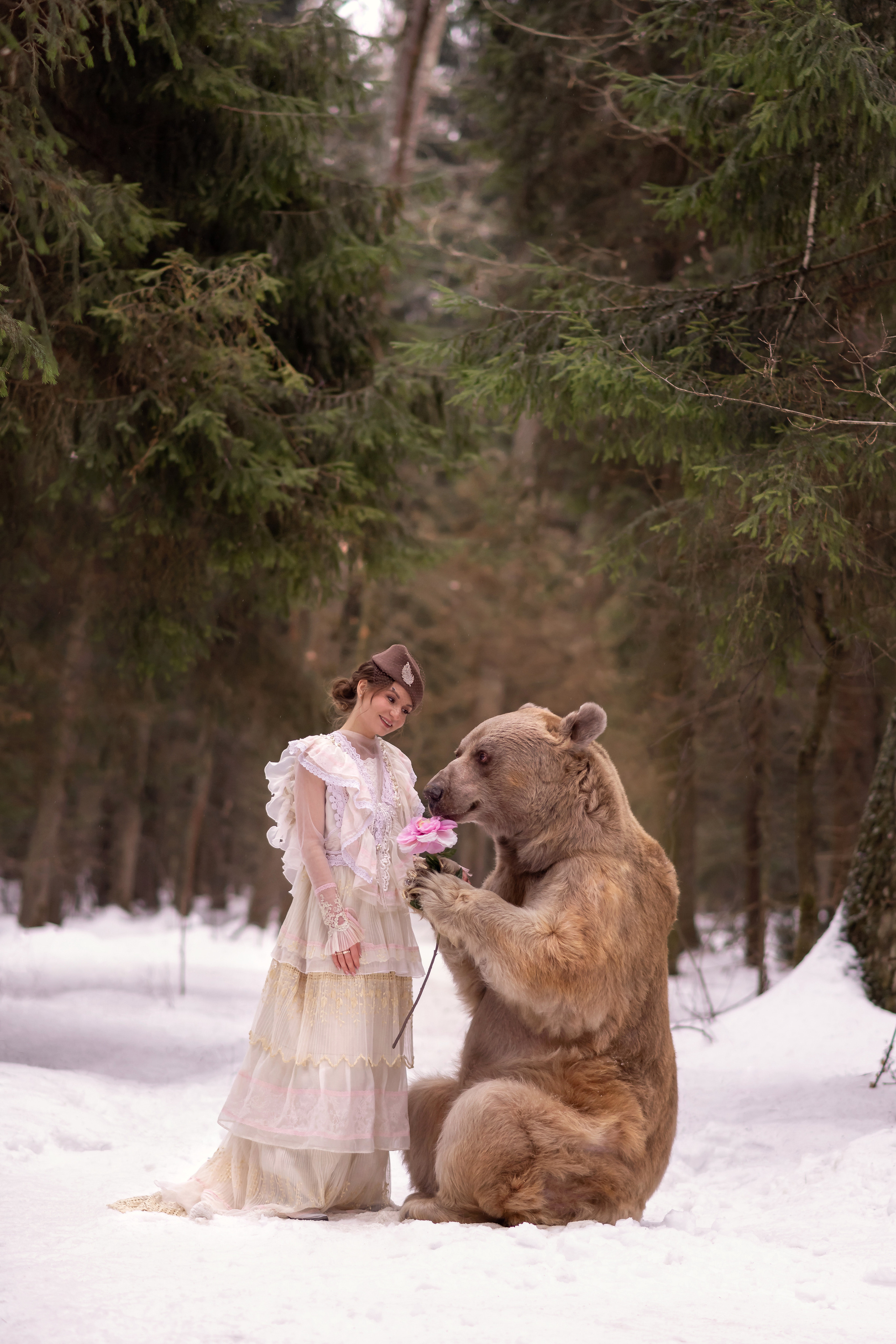 Фотосессия с медведем. Семьи, дети, сады, школы. Фотограф Первенцева Елена. Москва