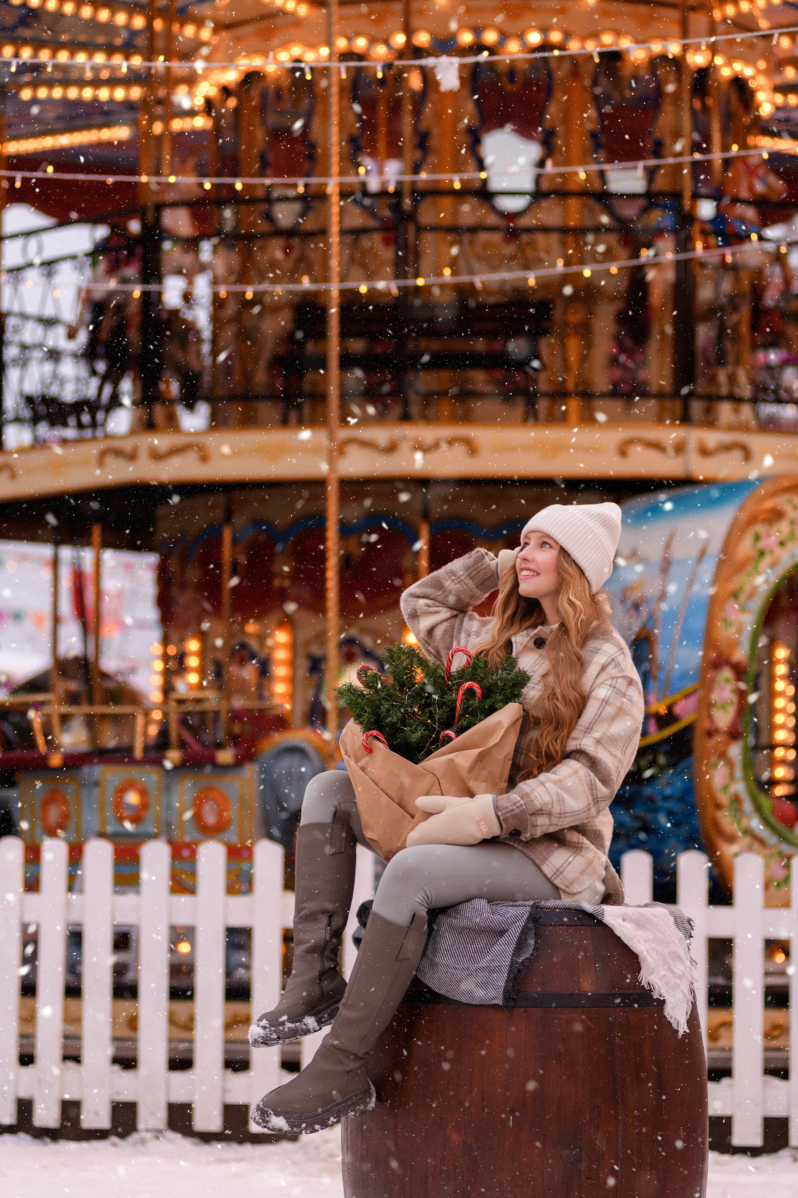 Новогодняя фотосессия ГУМ Ярмарка. Семьи, дети, сады, школы. Фотограф Первенцева Елена. Москва