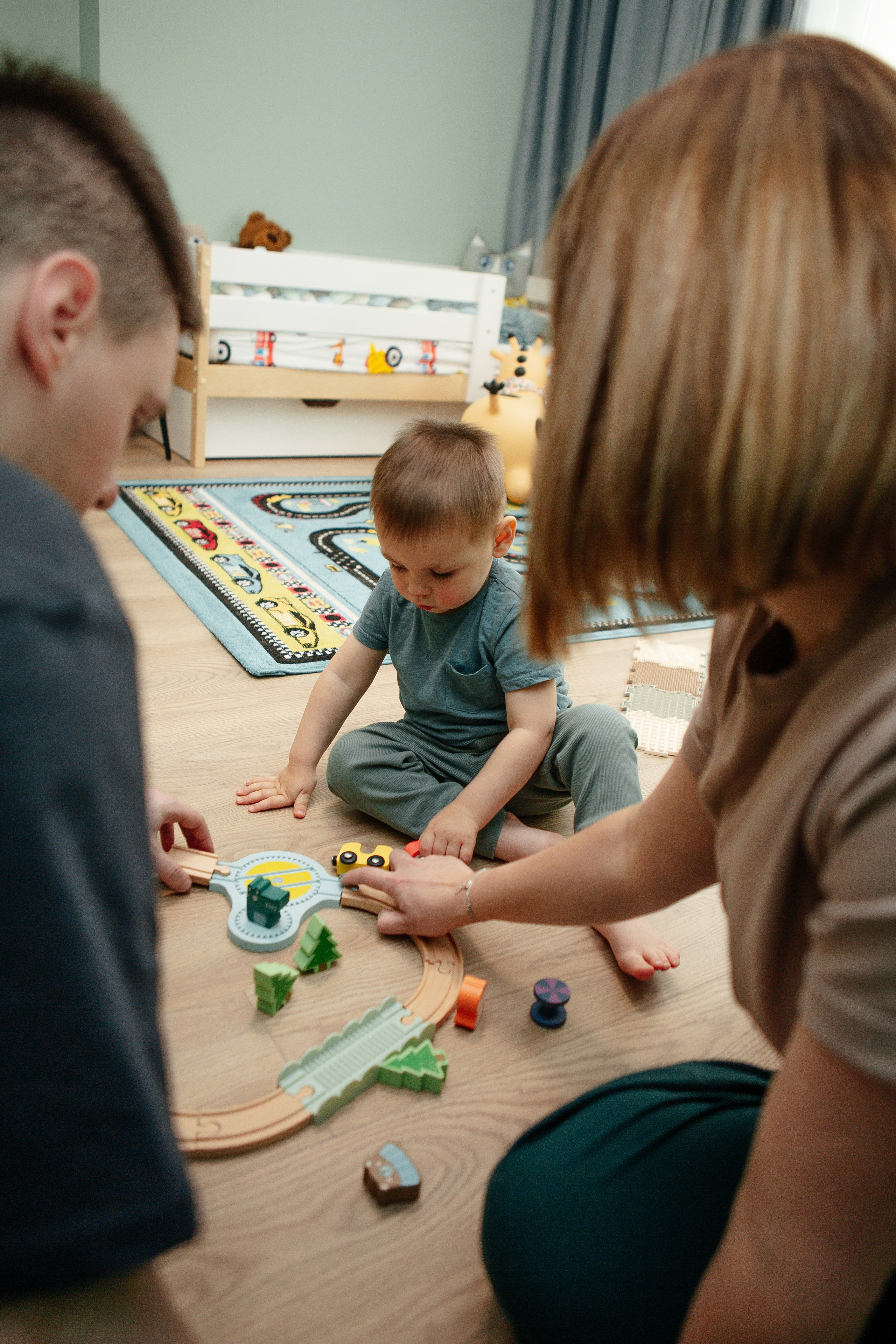 Роман и его семья. Семейный и детский фотограф в Москве Александра Мак