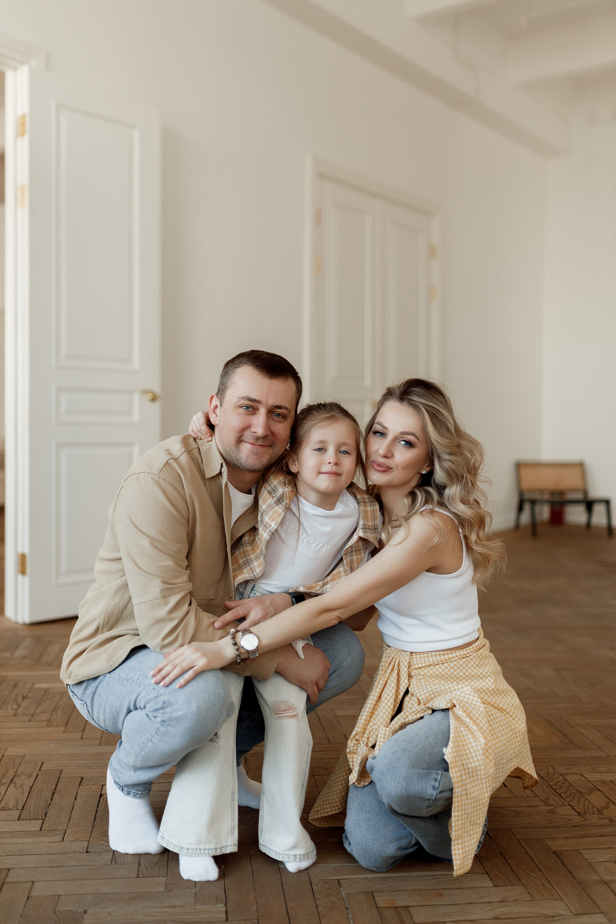 Алина с семьёй. Фотограф в Москве Юлия Хамзина