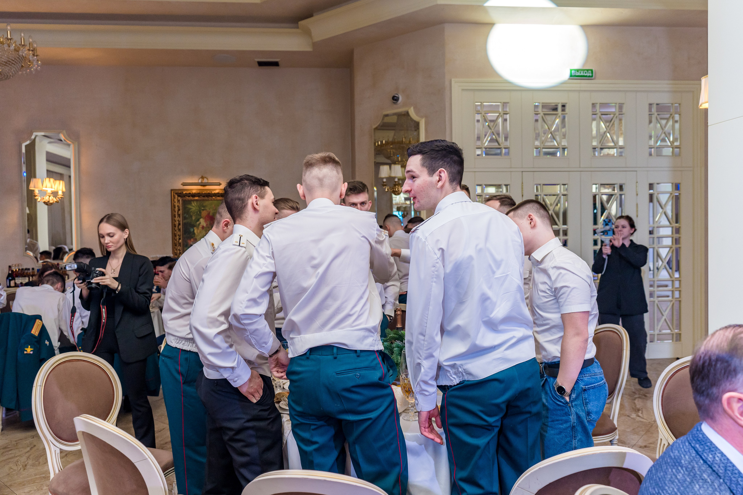 Фотосъемка выпуска военной академии и вручение дипломов