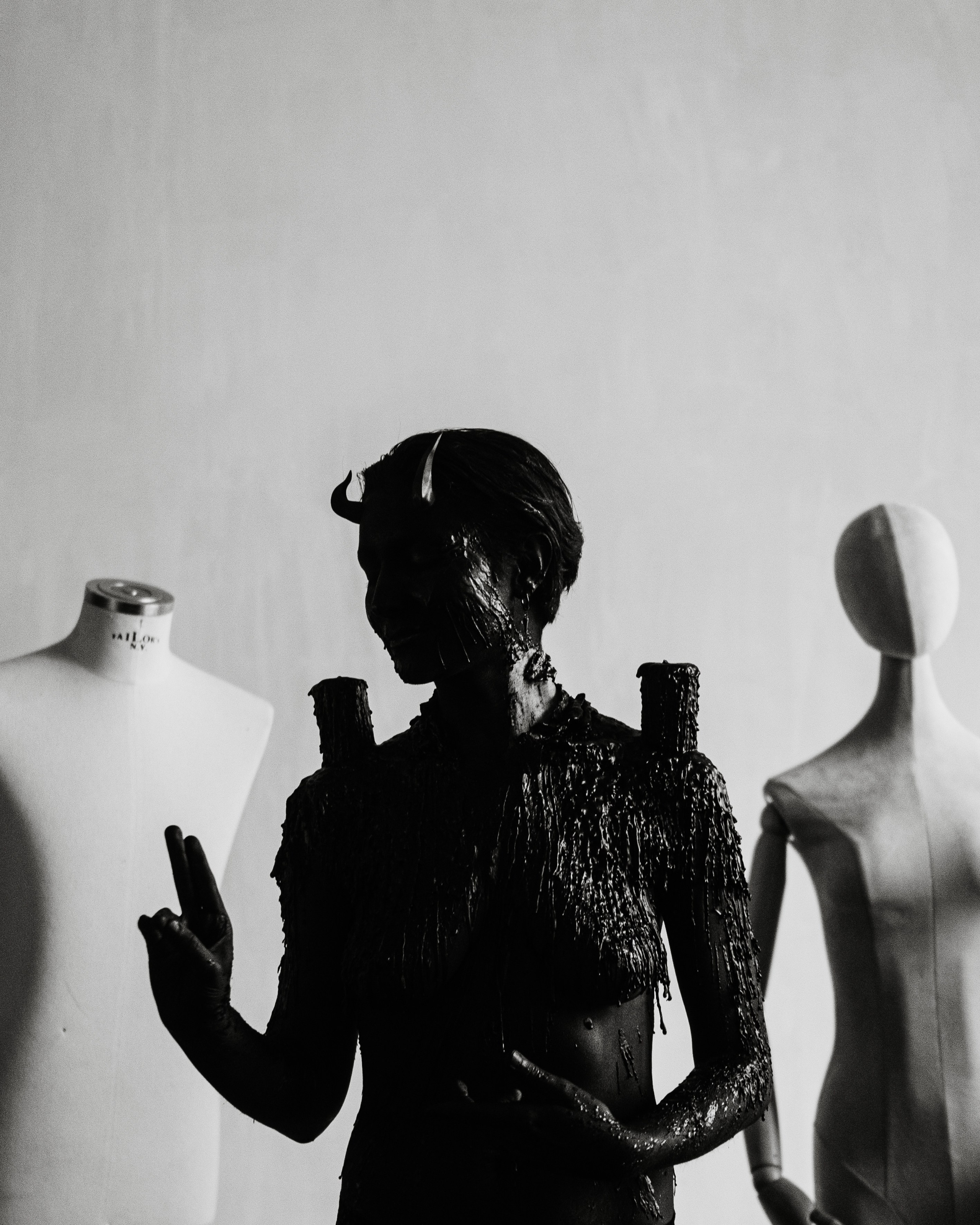 Съёмка со свечами ваксплей. Фотоведьма Дарья Нечинская