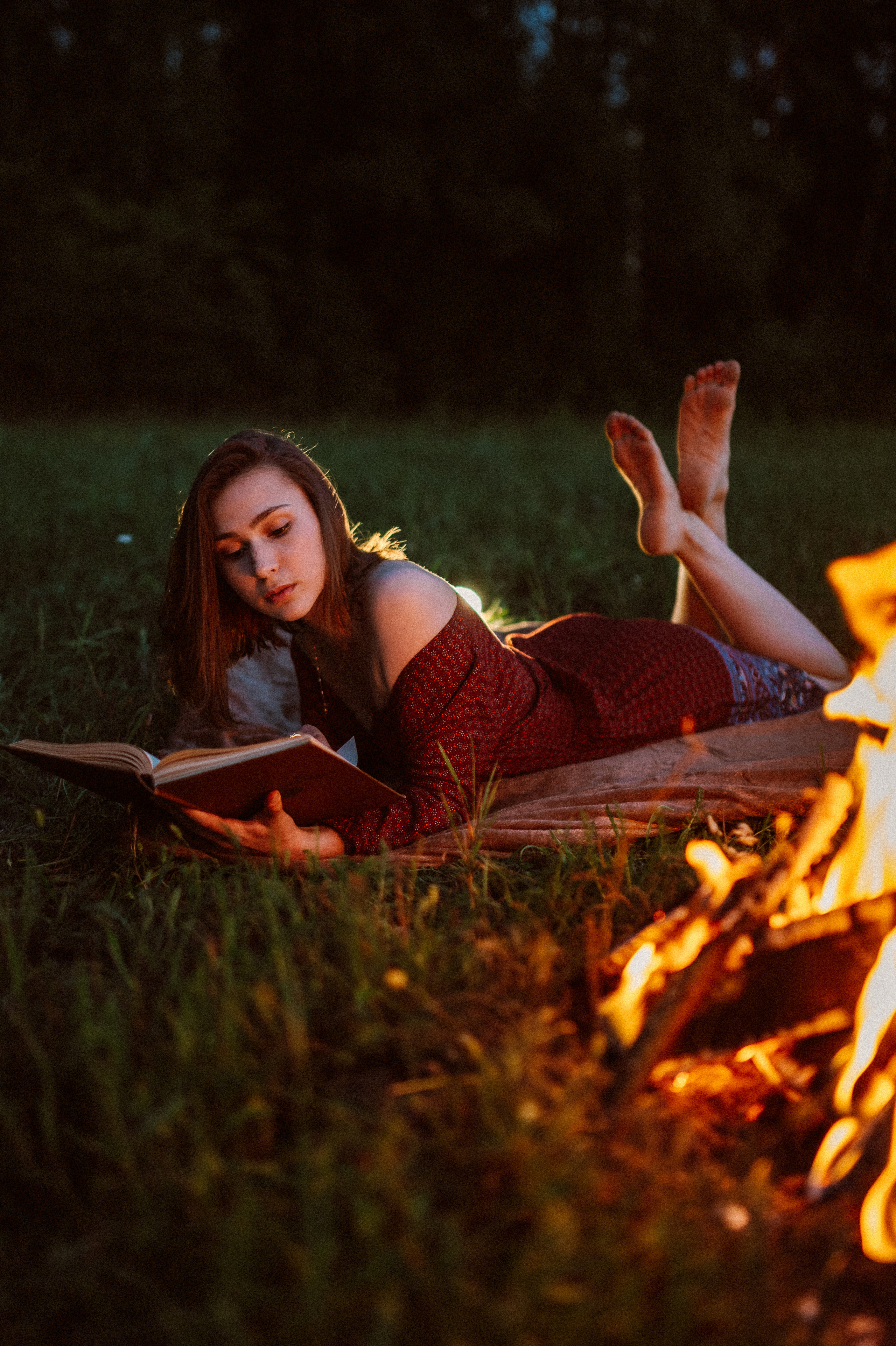 Фотосессия с огнем, Лина. Фотограф ПИТЕР СПБ Надежда Баранова