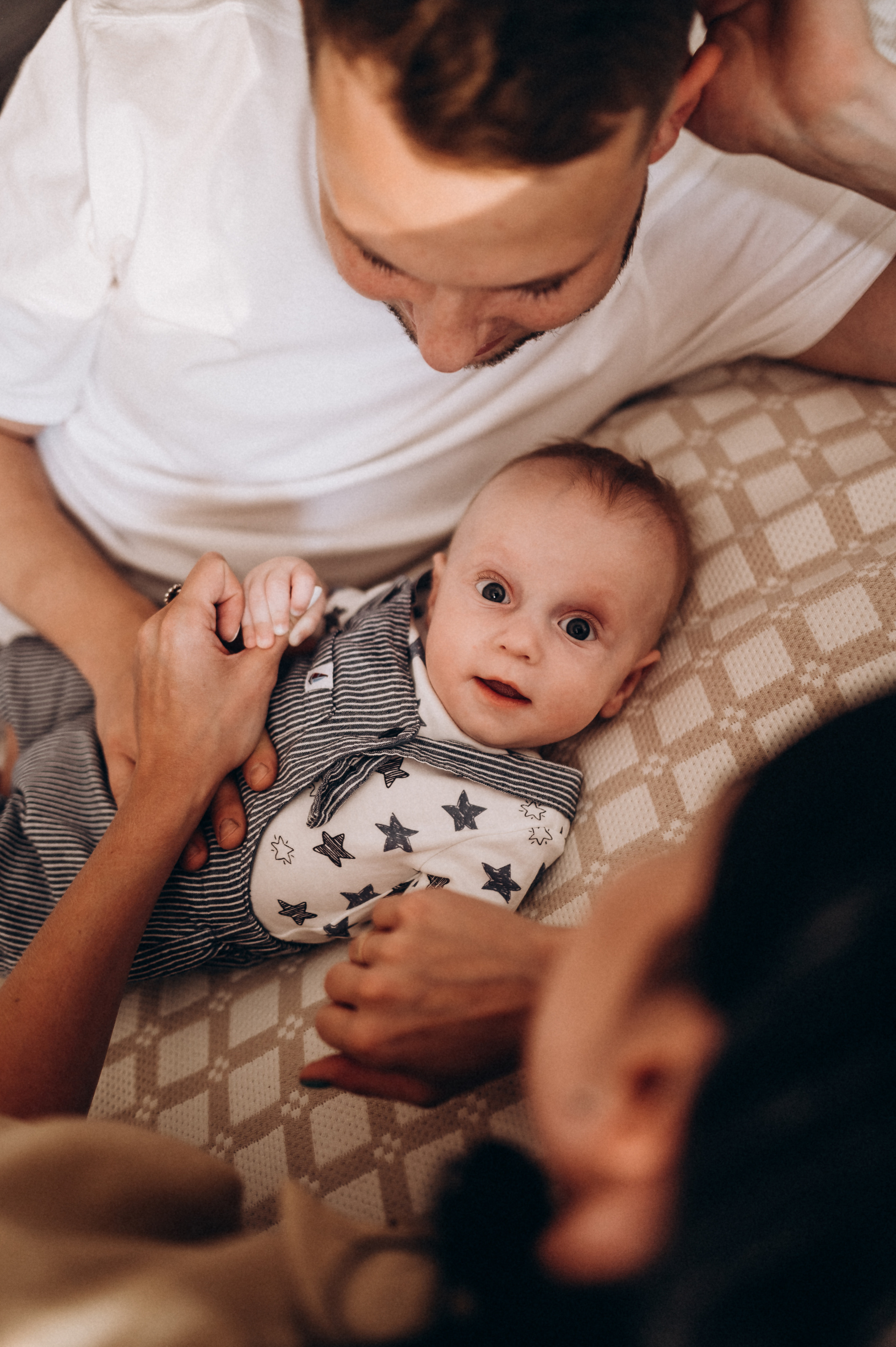 Катюша с семьей, домашняя фотосессия. Фотограф ПИТЕР СПБ Надежда Баранова