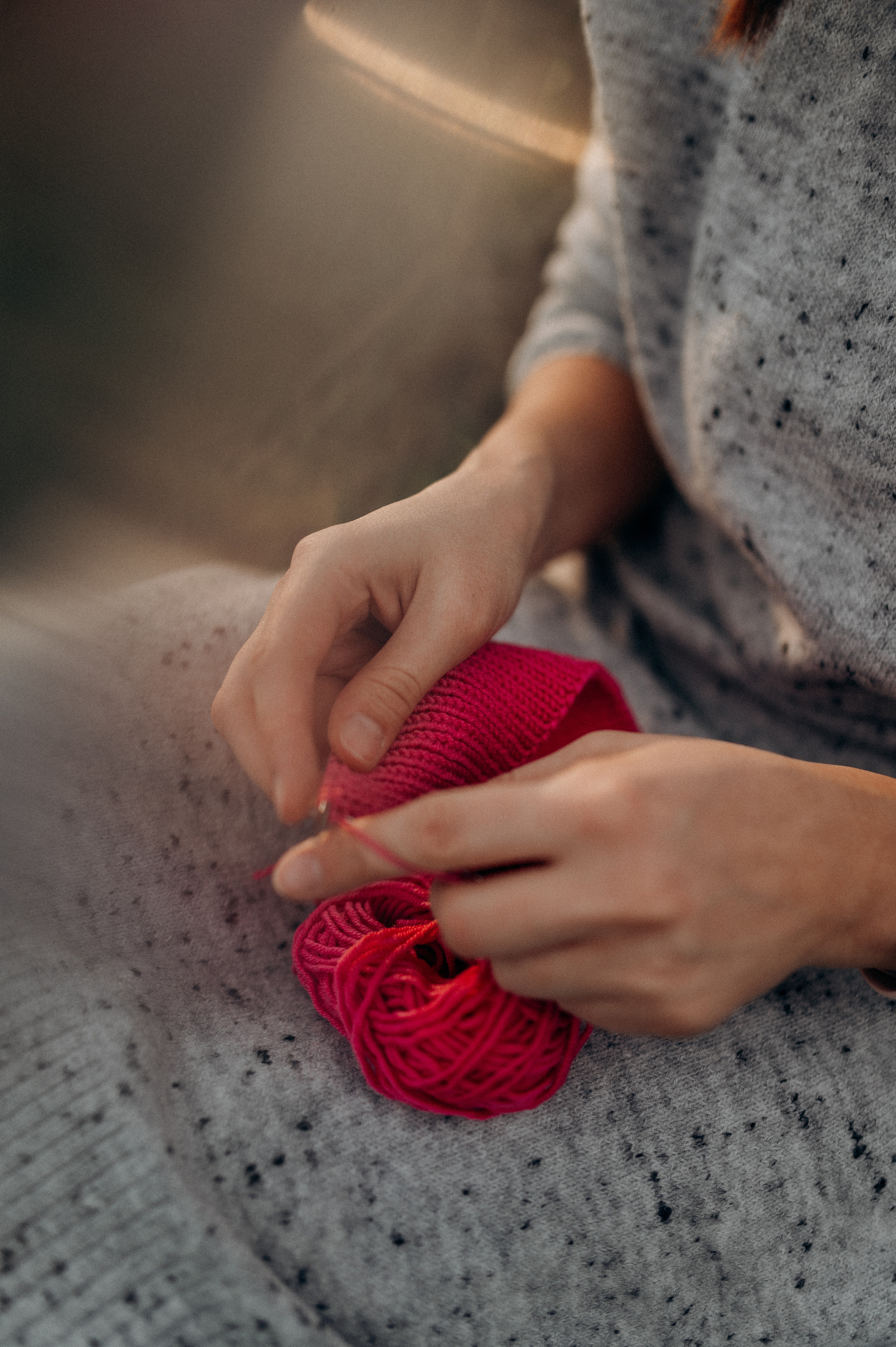 Контент-фотосессия, Полина, вязание. Фотограф ПИТЕР СПБ Надежда Баранова