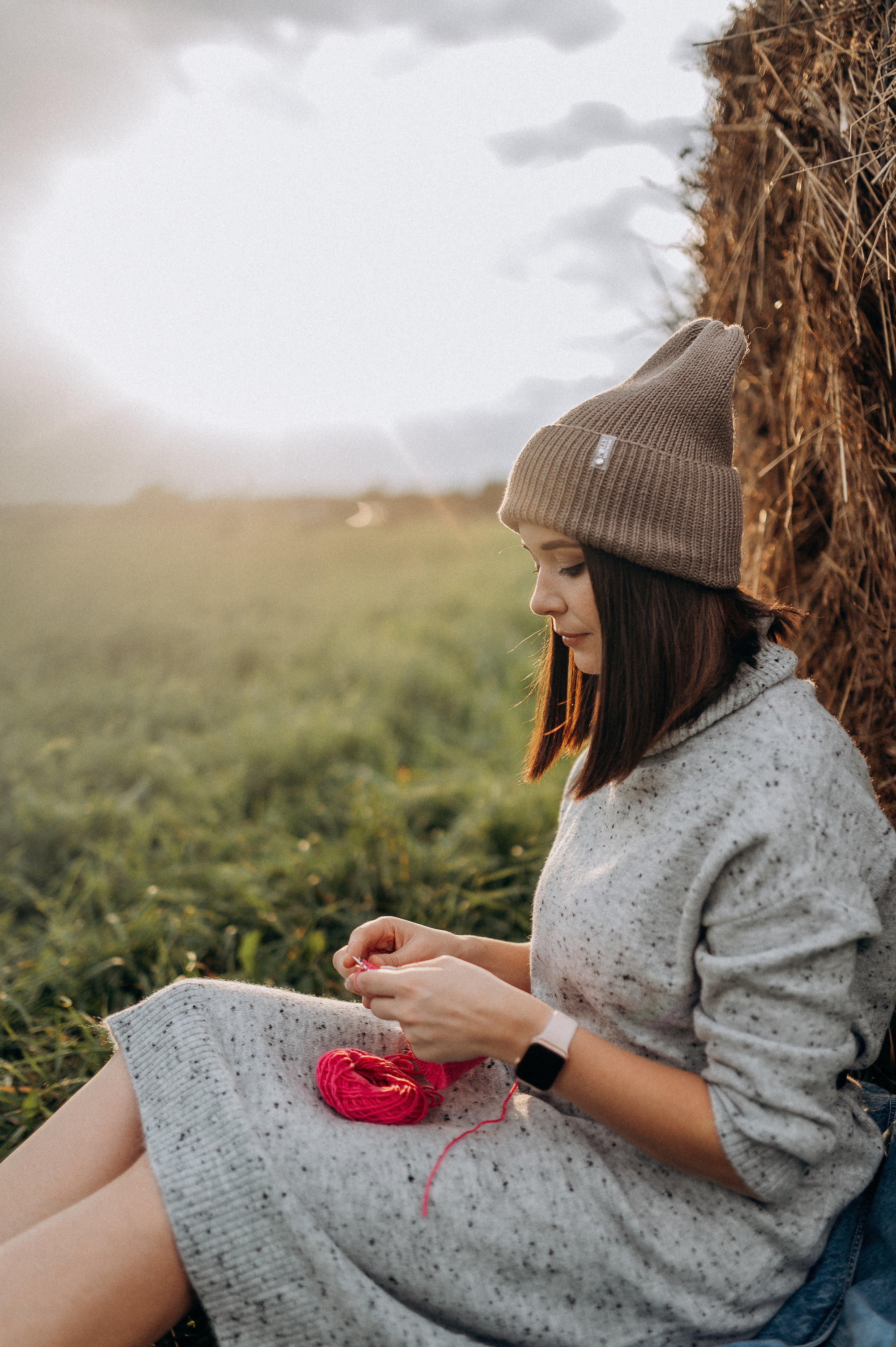 Контент-фотосессия, Полина, вязание. Фотограф ПИТЕР СПБ Надежда Баранова