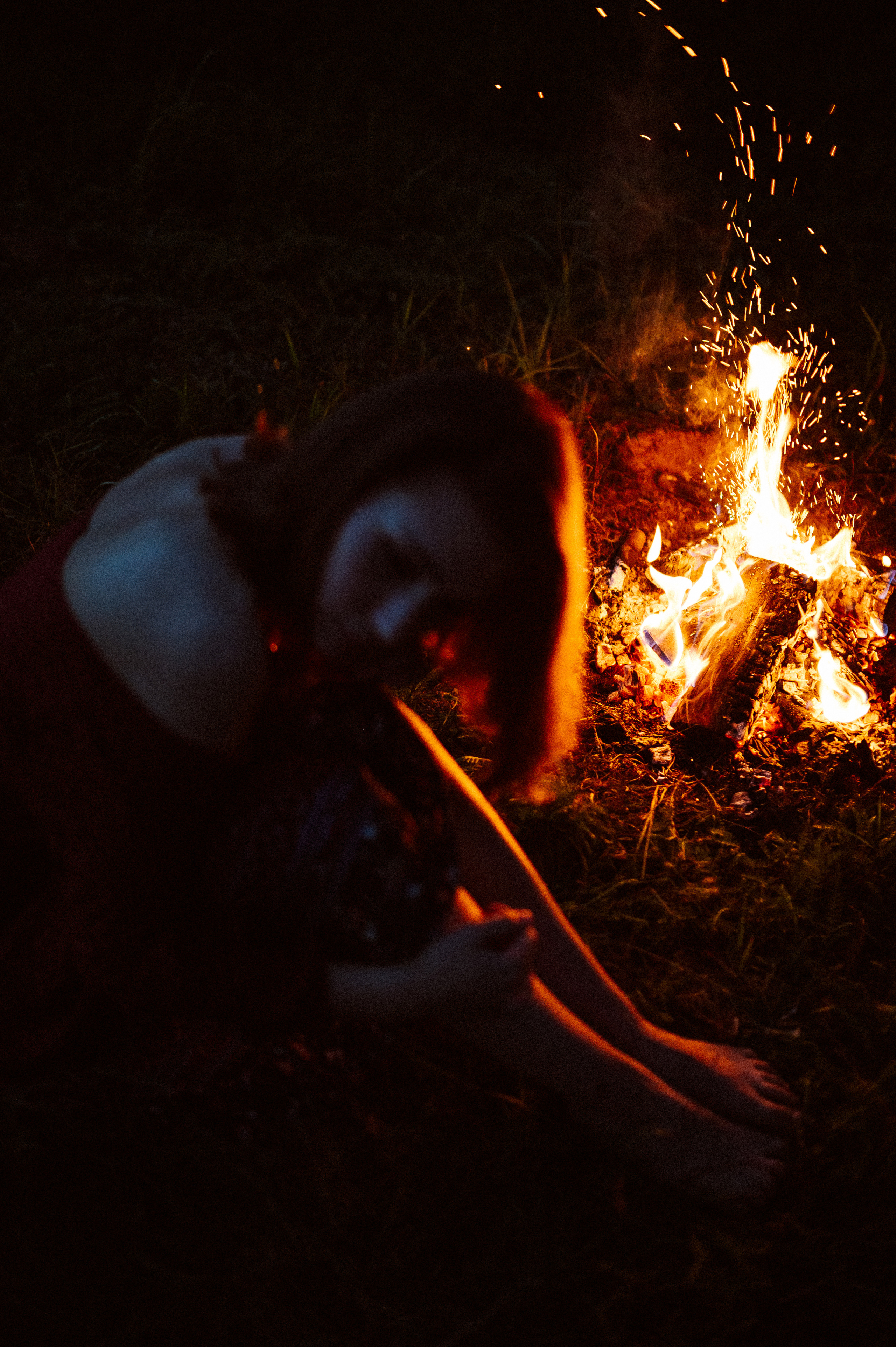 Фотосессия с огнем, Лина. Фотограф ПИТЕР СПБ Надежда Баранова