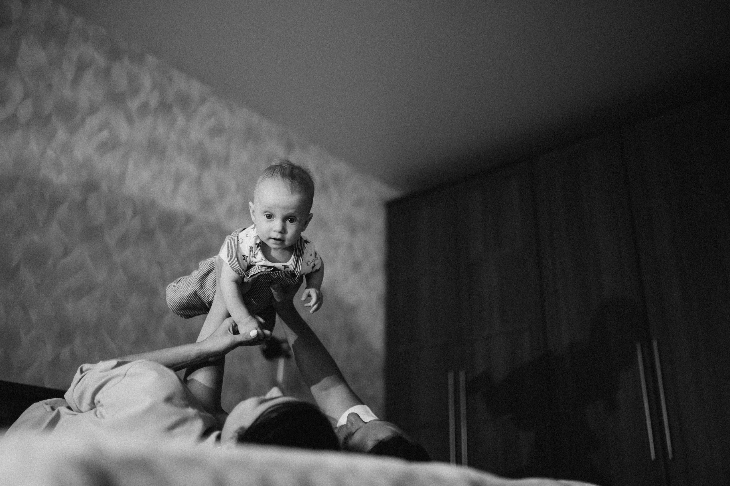 Катюша с семьей, домашняя фотосессия. Фотограф ПИТЕР СПБ Надежда Баранова