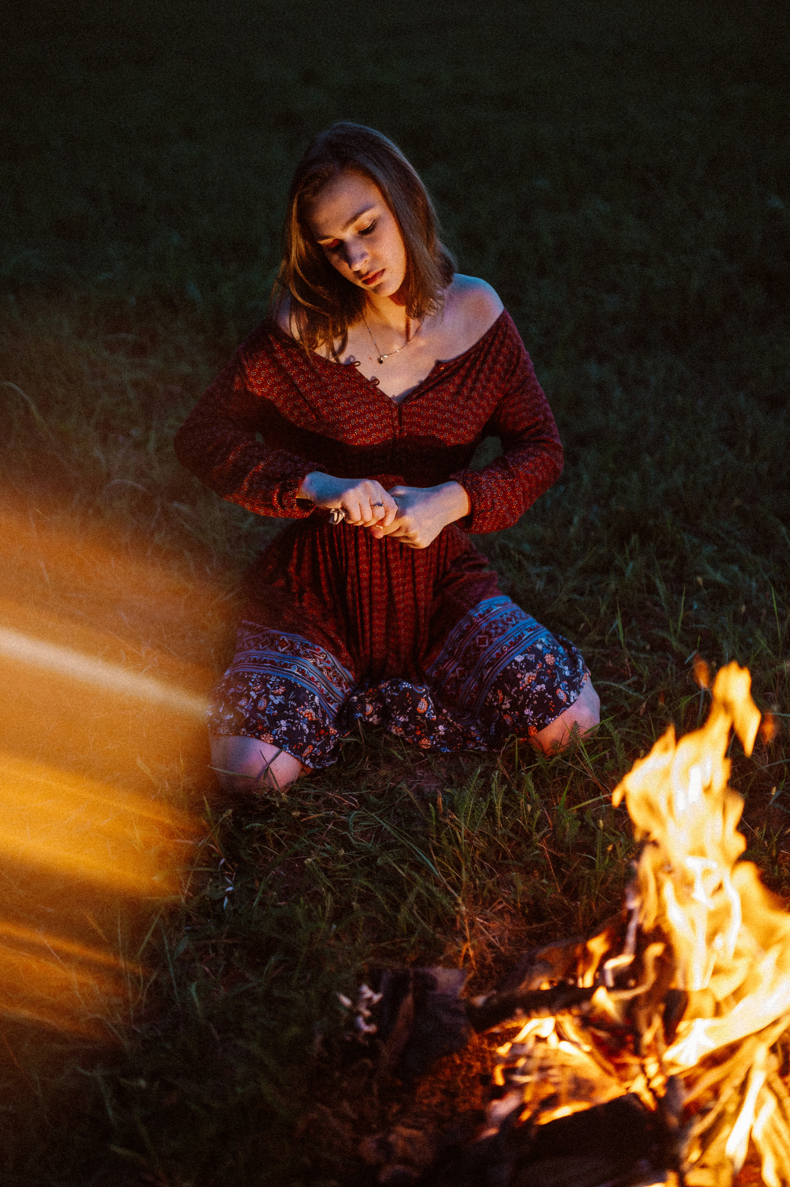 Фотосессия с огнем, Лина. Фотограф ПИТЕР СПБ Надежда Баранова