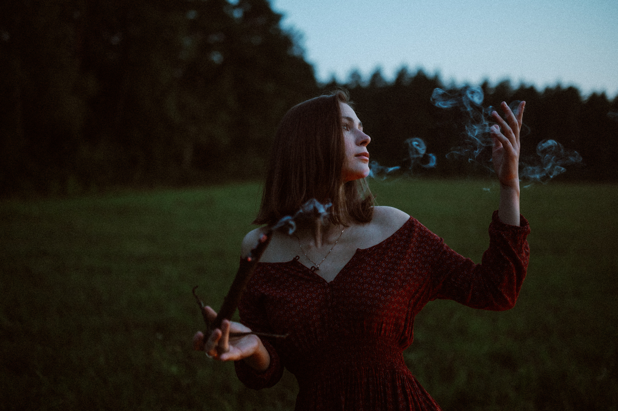 Фотосессия с огнем, Лина. Фотограф ПИТЕР СПБ Надежда Баранова