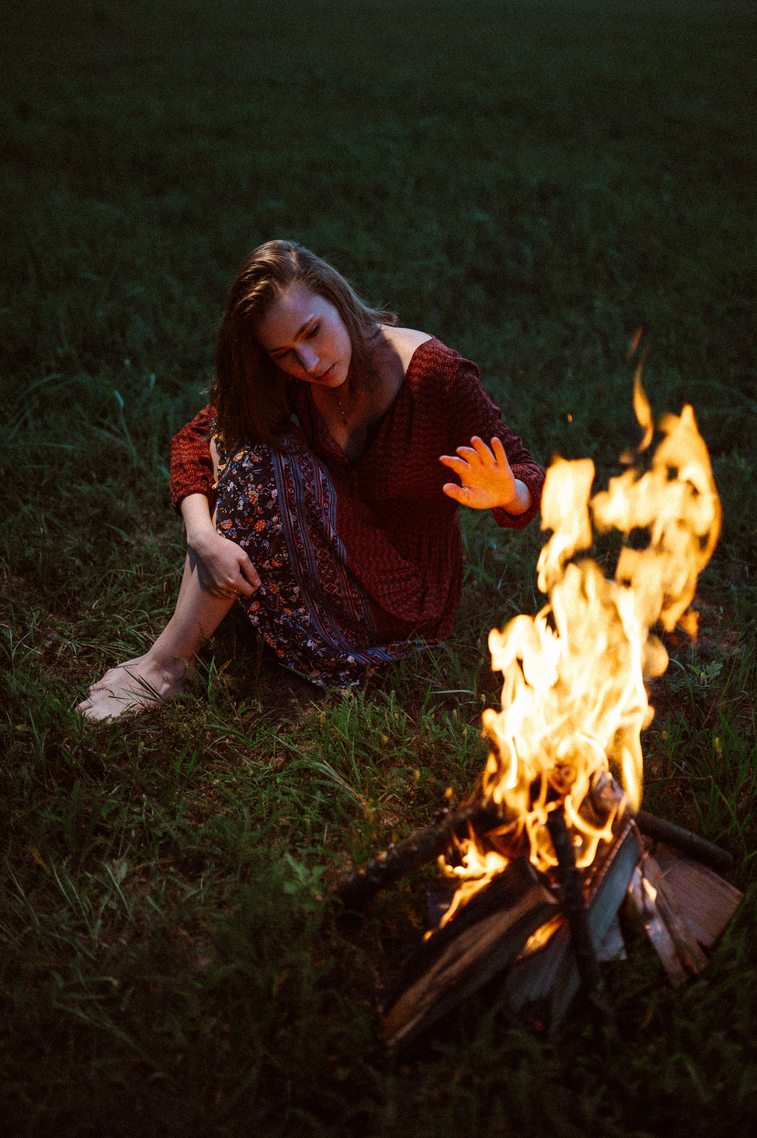 Фотосессия с огнем, Лина. Фотограф ПИТЕР СПБ Надежда Баранова