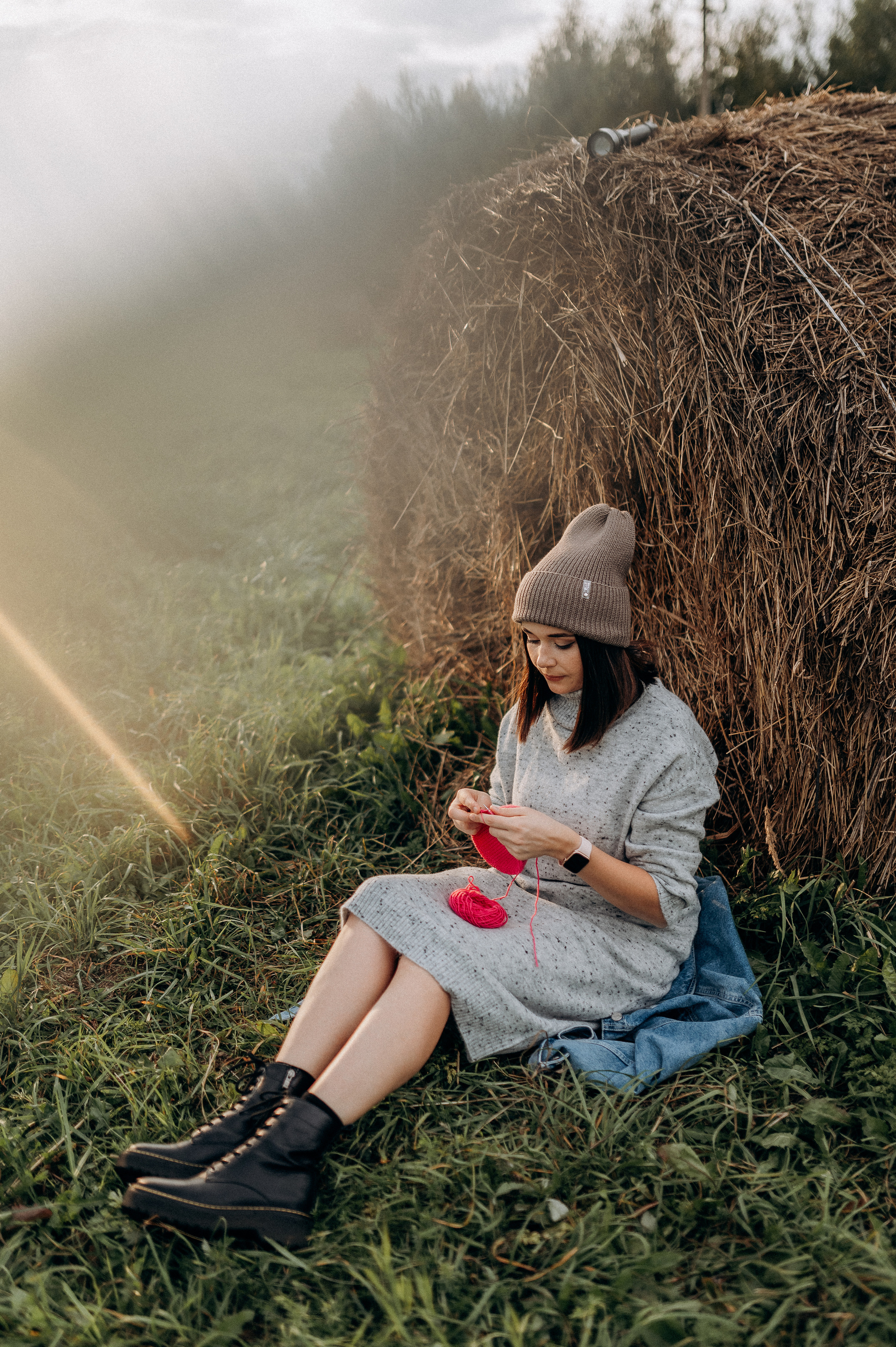 Контент-фотосессия, Полина, вязание. Фотограф ПИТЕР СПБ Надежда Баранова