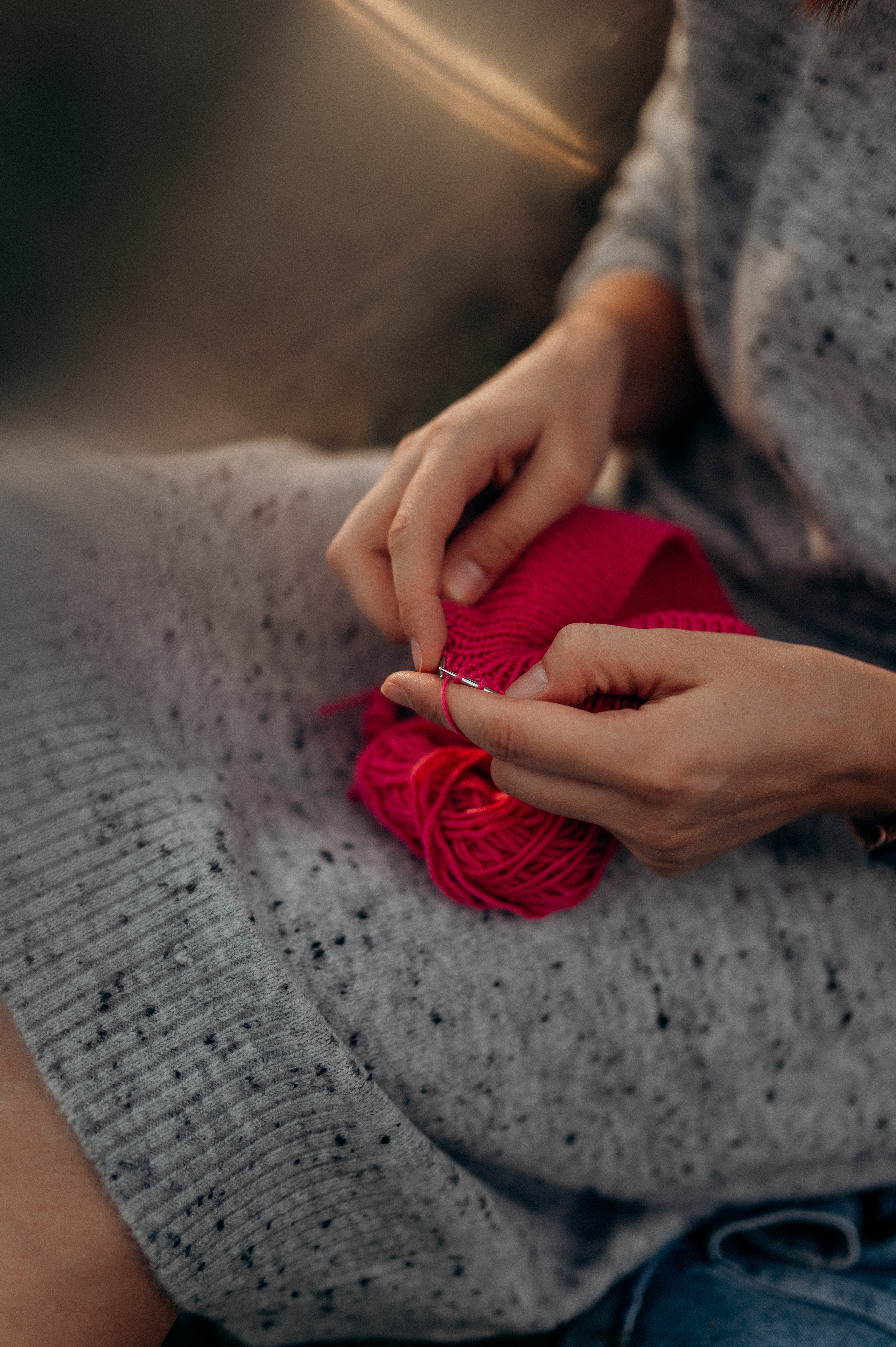 Контент-фотосессия, Полина, вязание. Фотограф ПИТЕР СПБ Надежда Баранова