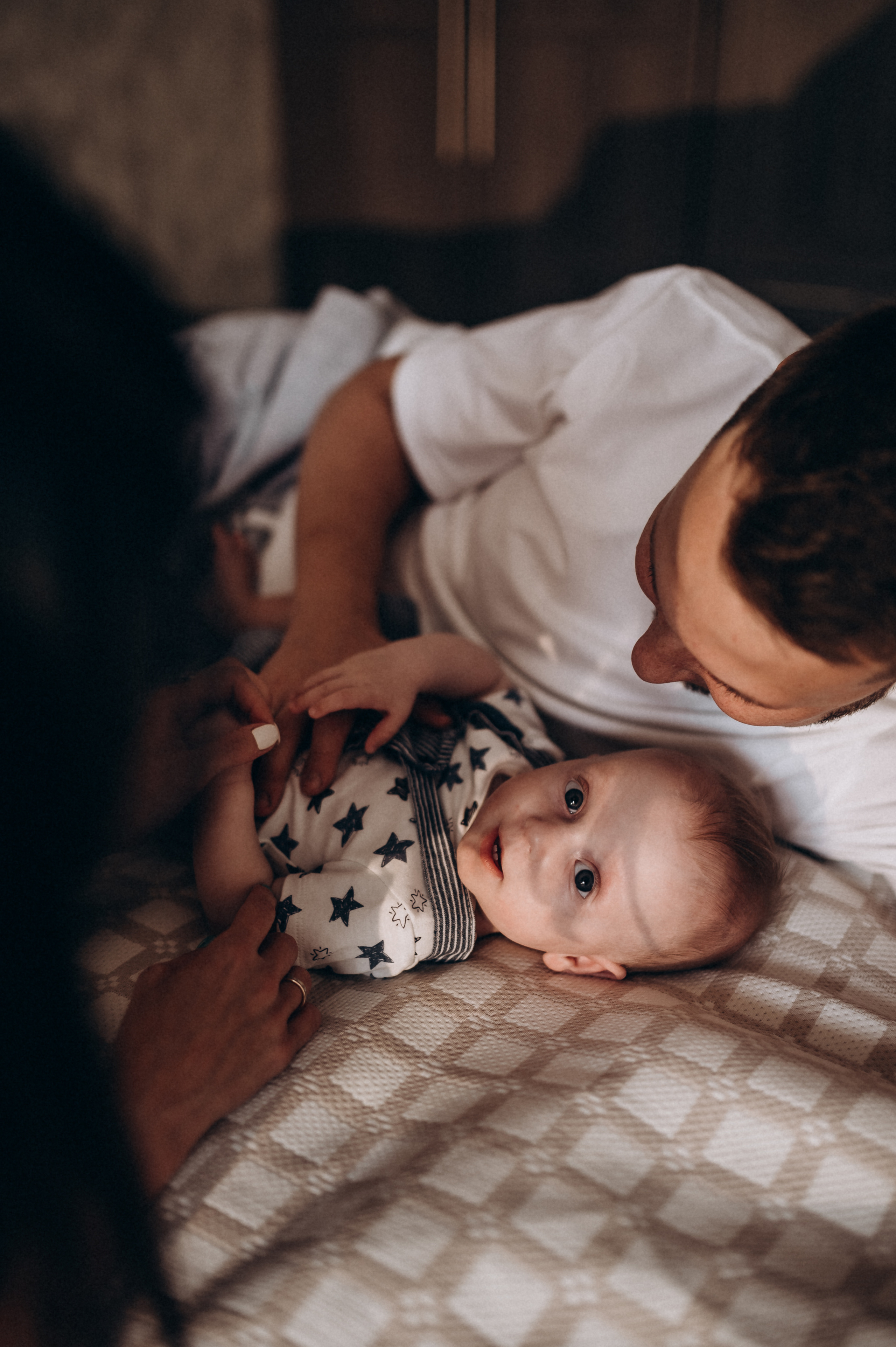 Катюша с семьей, домашняя фотосессия. Фотограф ПИТЕР СПБ Надежда Баранова