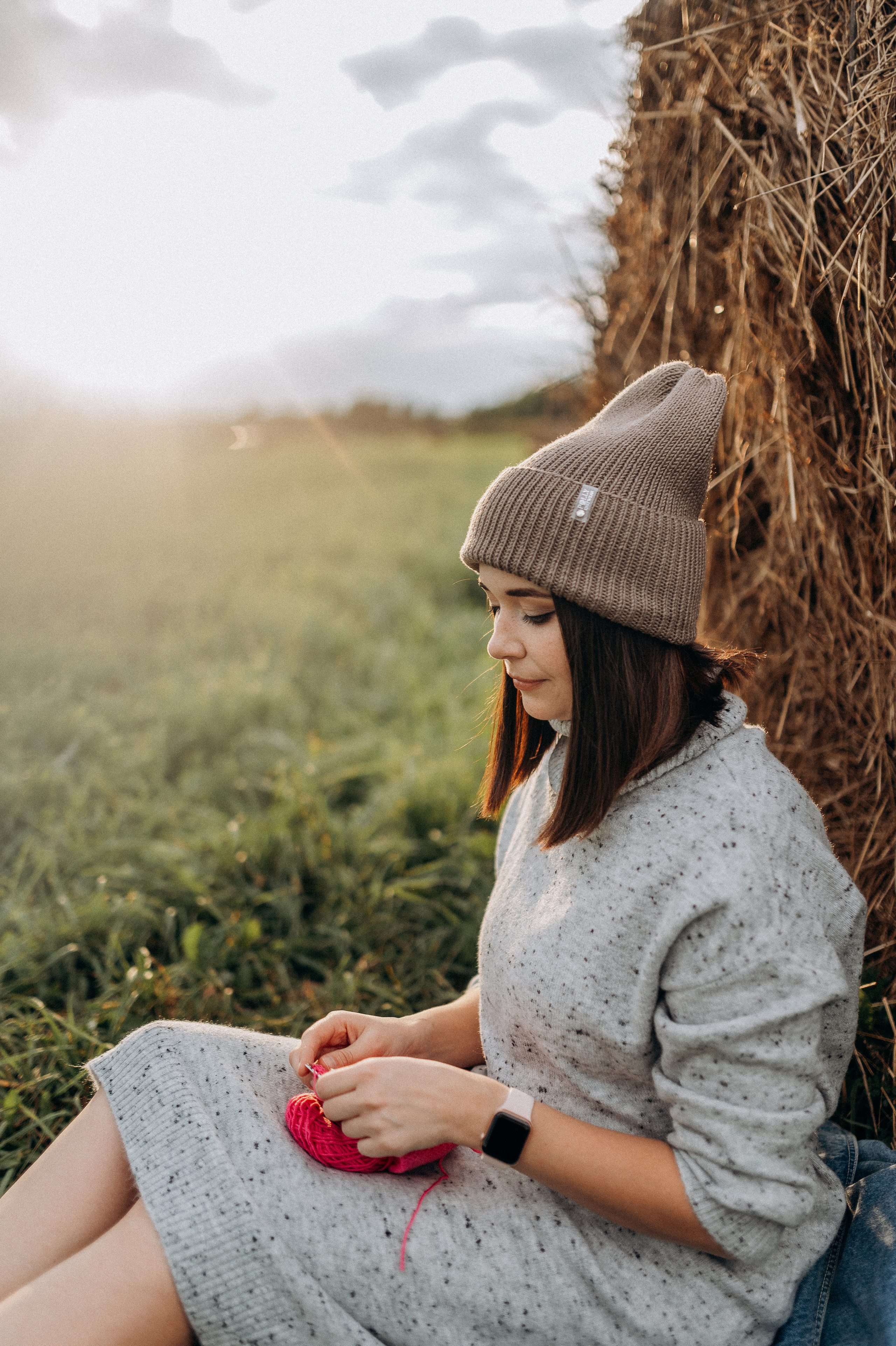 Контент-фотосессия, Полина, вязание. Фотограф ПИТЕР СПБ Надежда Баранова