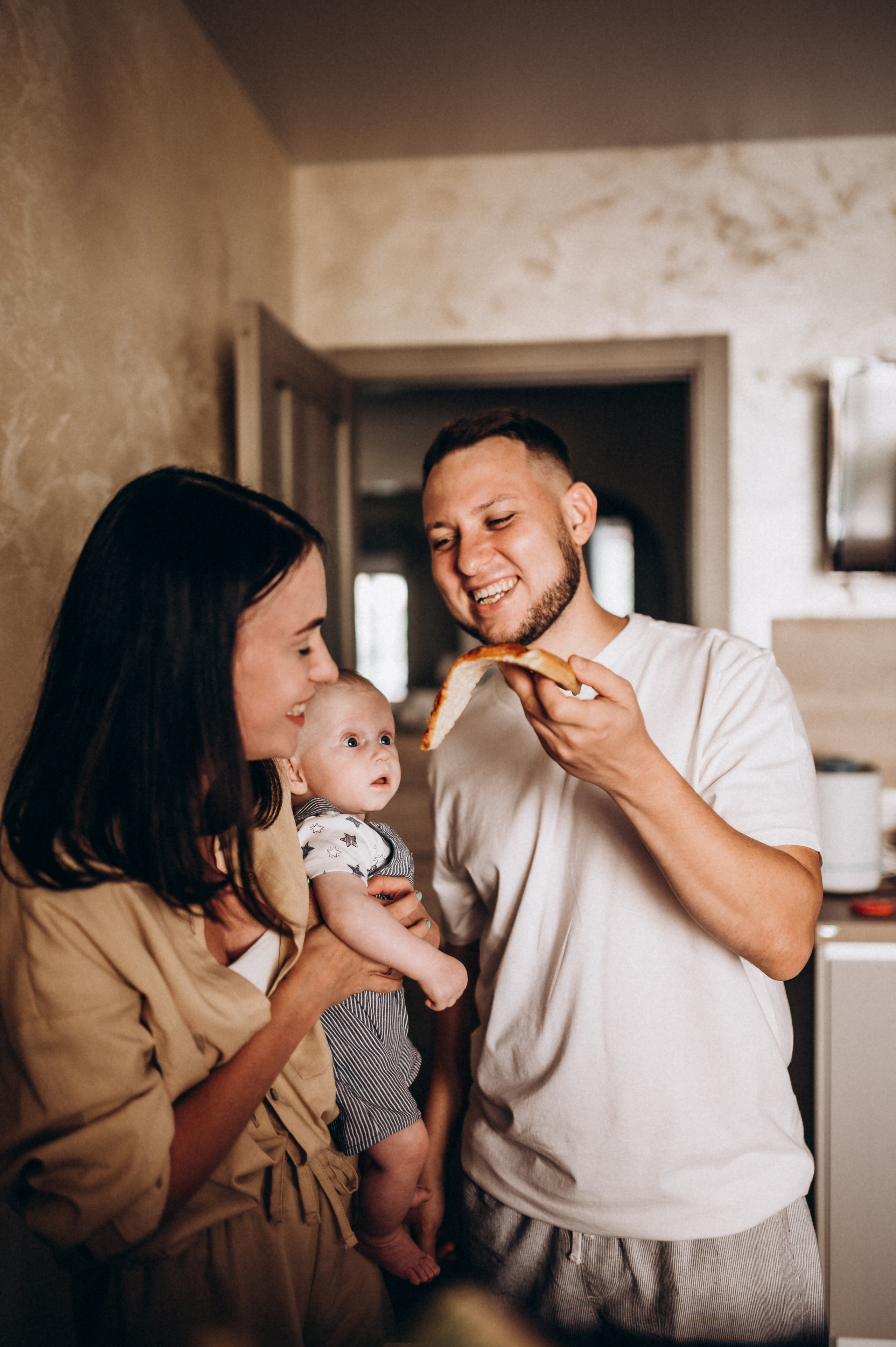 Катюша с семьей, домашняя фотосессия. Фотограф ПИТЕР СПБ Надежда Баранова